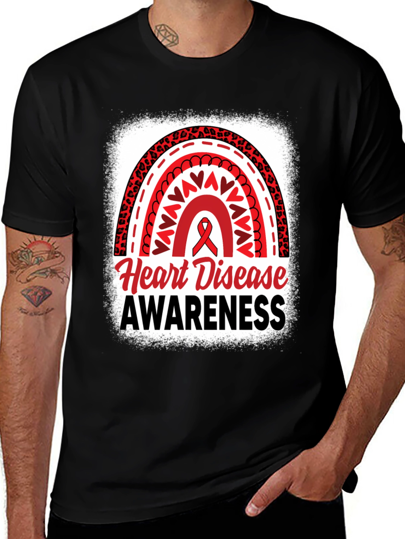 Variant 4 of Heart Disease Awareness Graphic Tee