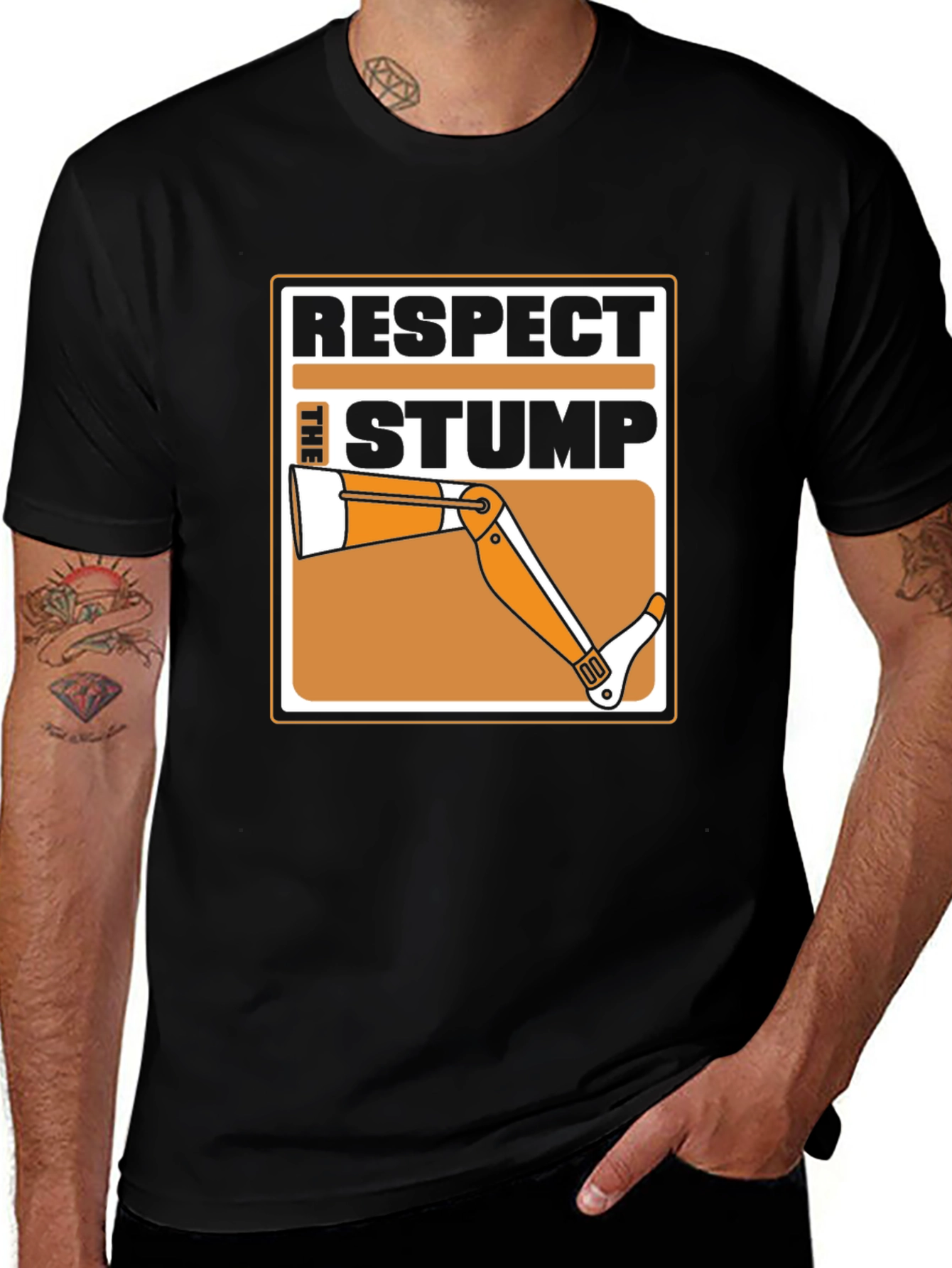 Respect the Stump T-Shirt - Humor Tee