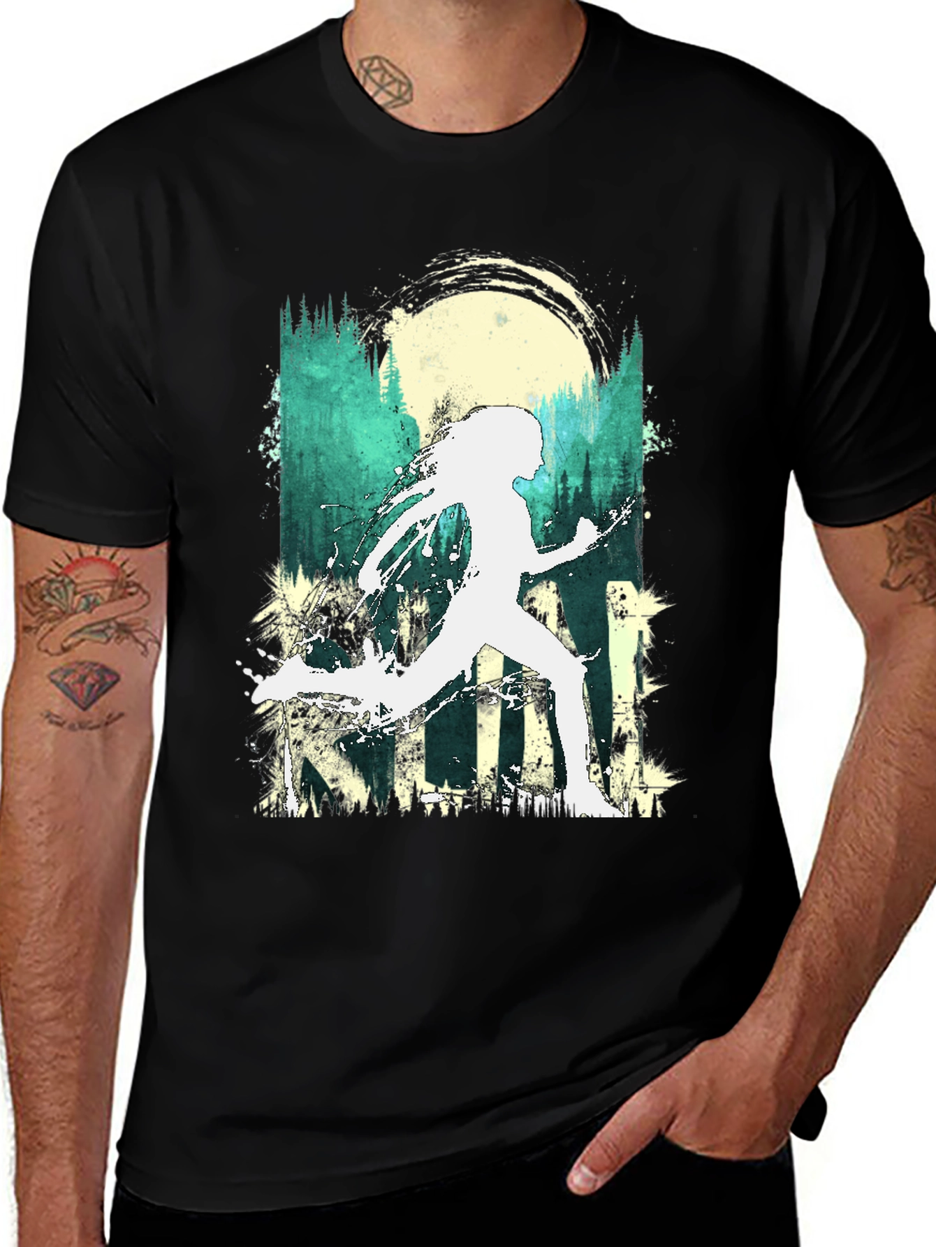 Variant 23 of Nature Silhouette Graphic Tee