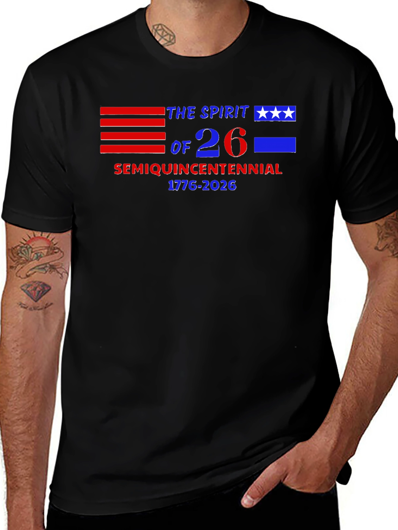 Spirit of '26 T-Shirt - Semiquincentennial 1776-2026