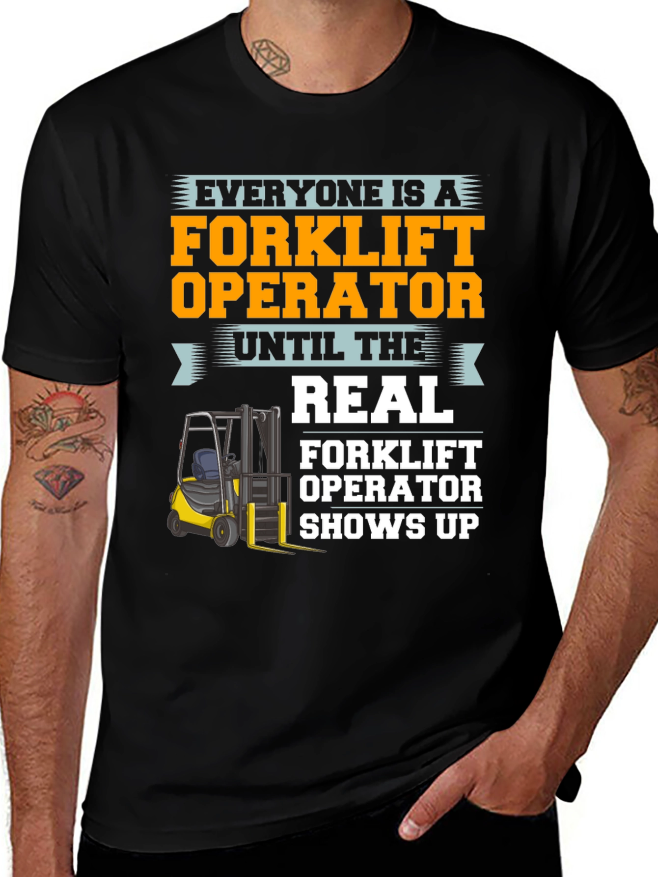 Variant 8 of Forklift Operator Graphic T-Shirt - Humor Apparel