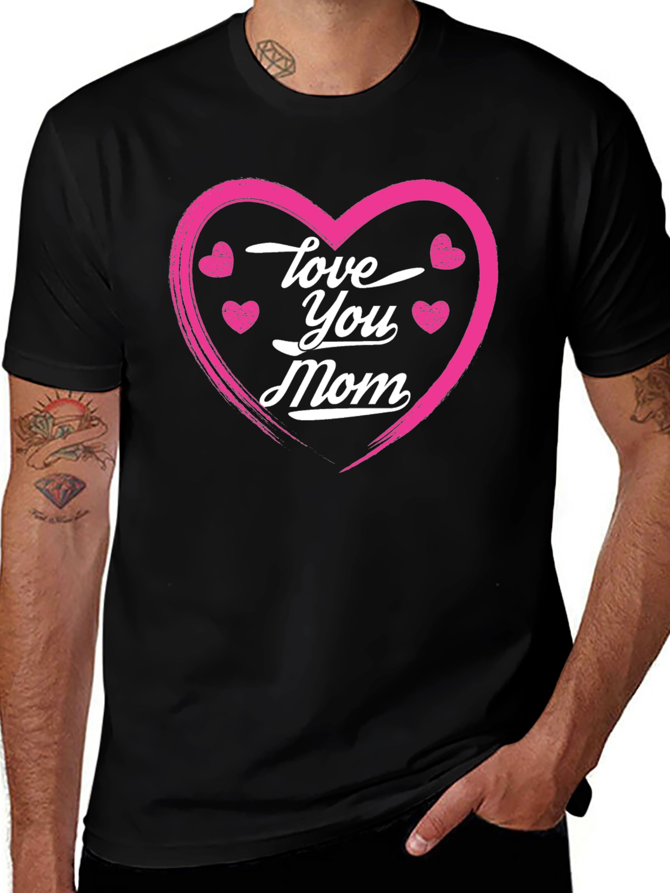 Variant 22 of Love You Mom Graphic T-Shirt - Mother's Day Gift