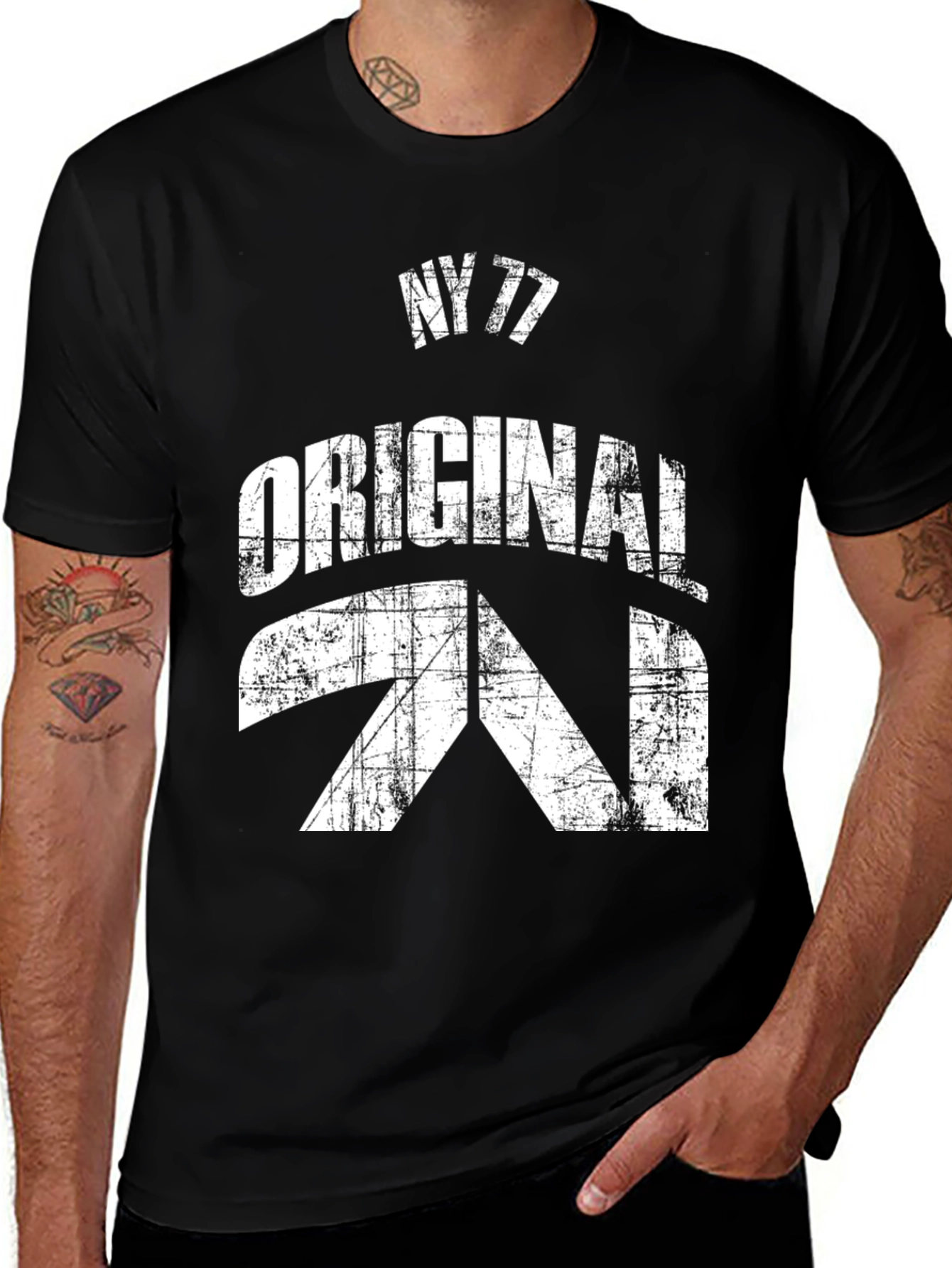 Variant 25 of Original NY 77 Black T-Shirt