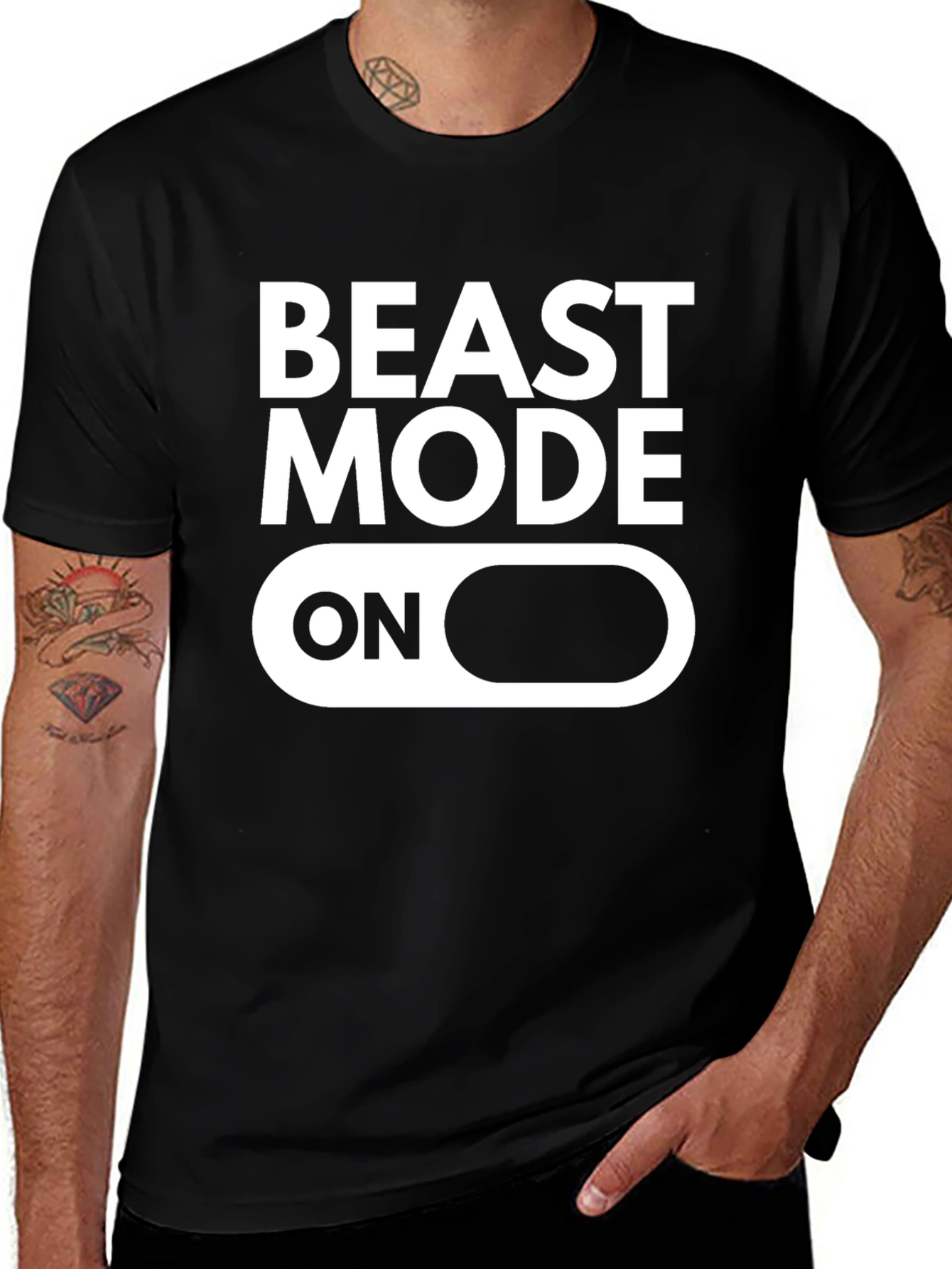 Variant 15 of Beast Mode ON T-Shirt - Black