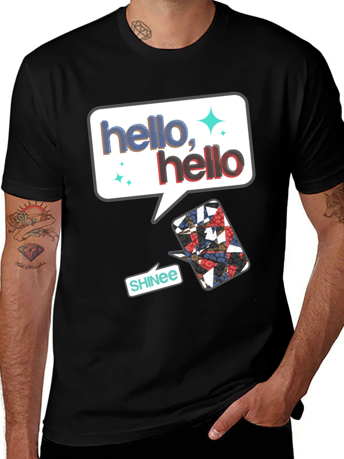 Hello SHINee Graphic T-Shirt - K-Pop Inspired