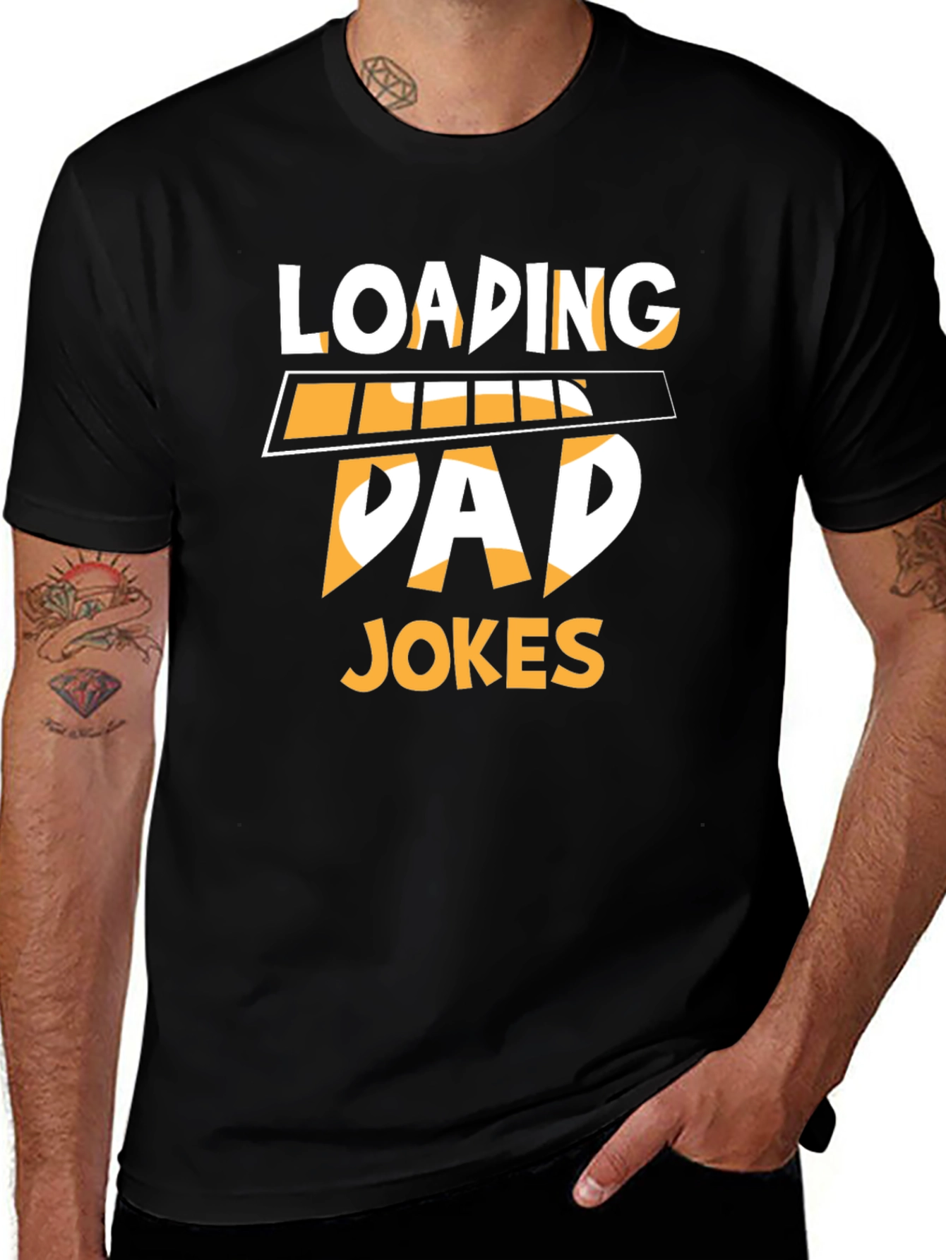 Variant 26 of Loading Dad Jokes Funny Graphic T-Shirt
