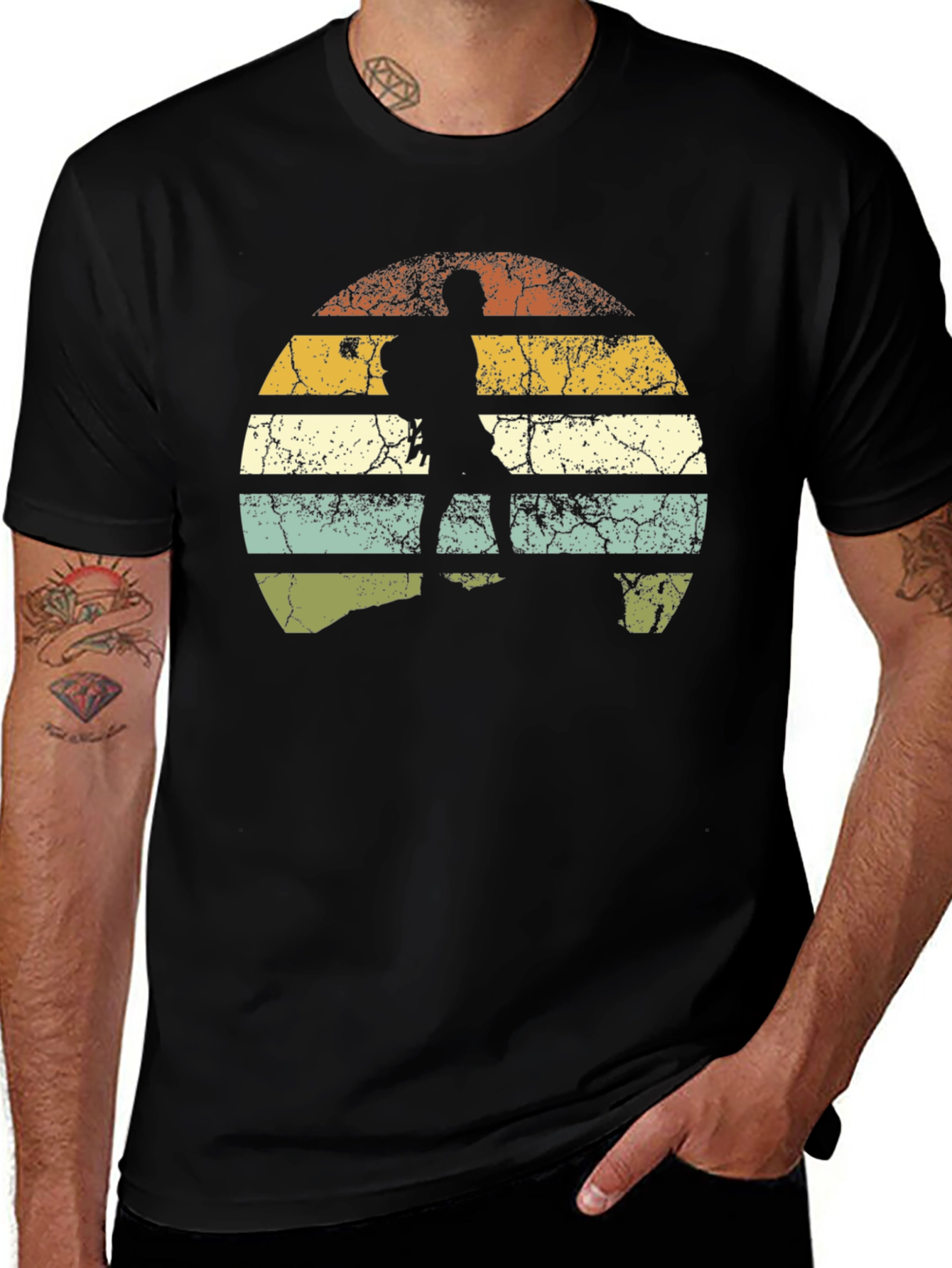 Variant 26 of Vintage Hiker Graphic T-Shirt - Adventure Ready
