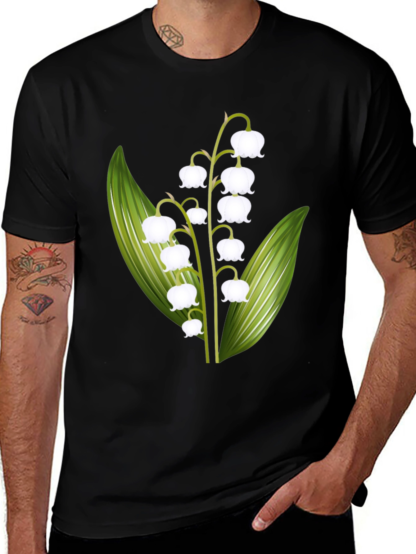 Variant 30 of Lily of the Valley Graphic T-Shirt