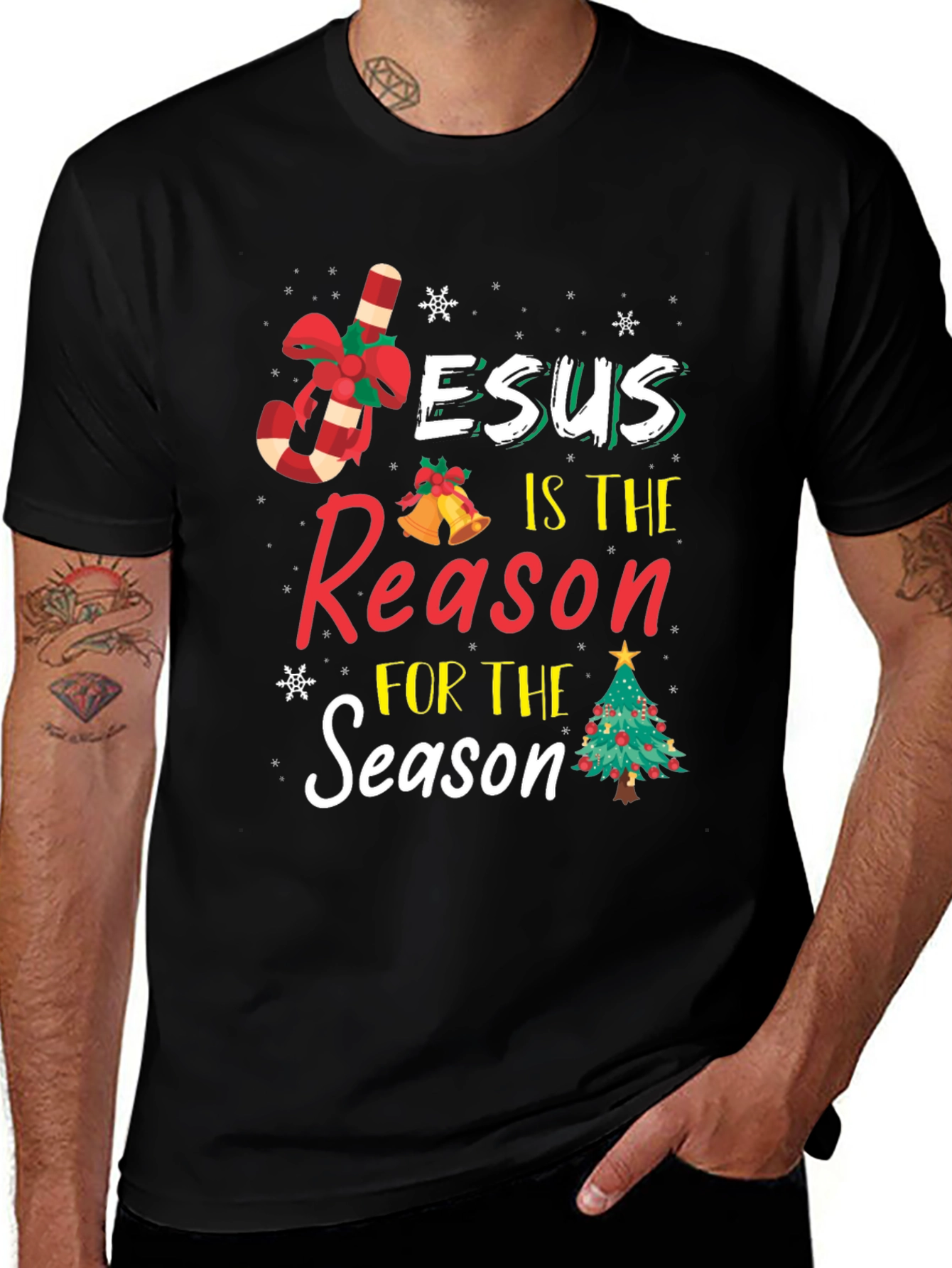 Jesus is the Reason for the Season Holiday T-Shirt