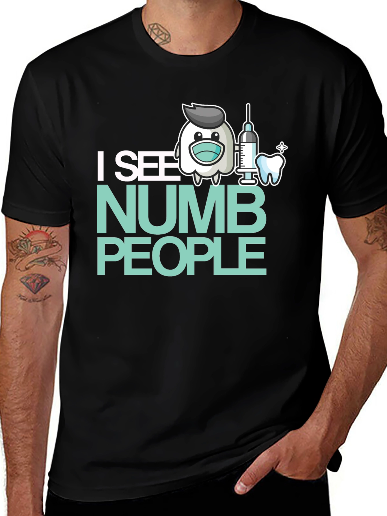 Variant 18 of I See Numb People Dentist T-Shirt