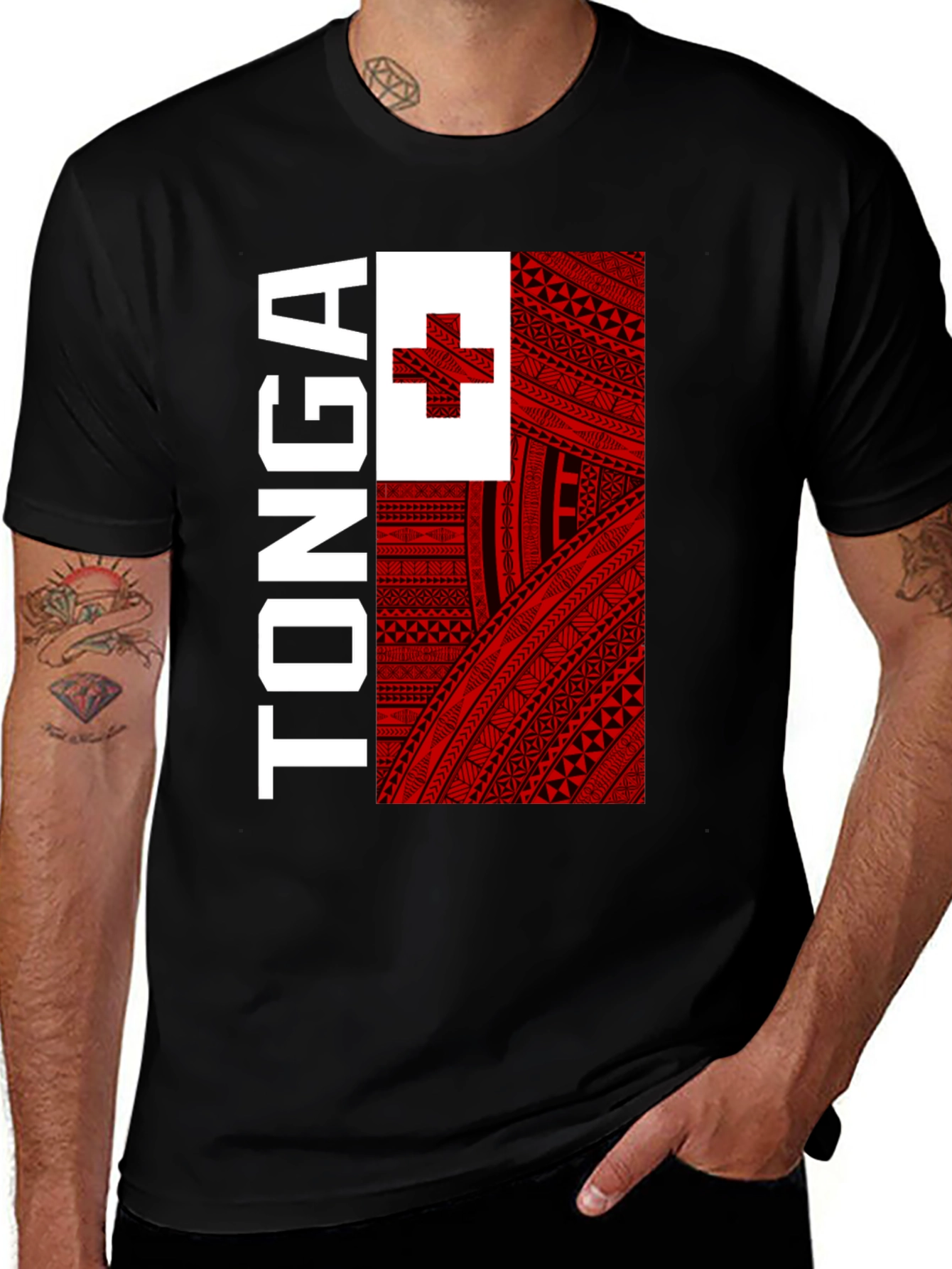 Tonga Flag Graphic Tee