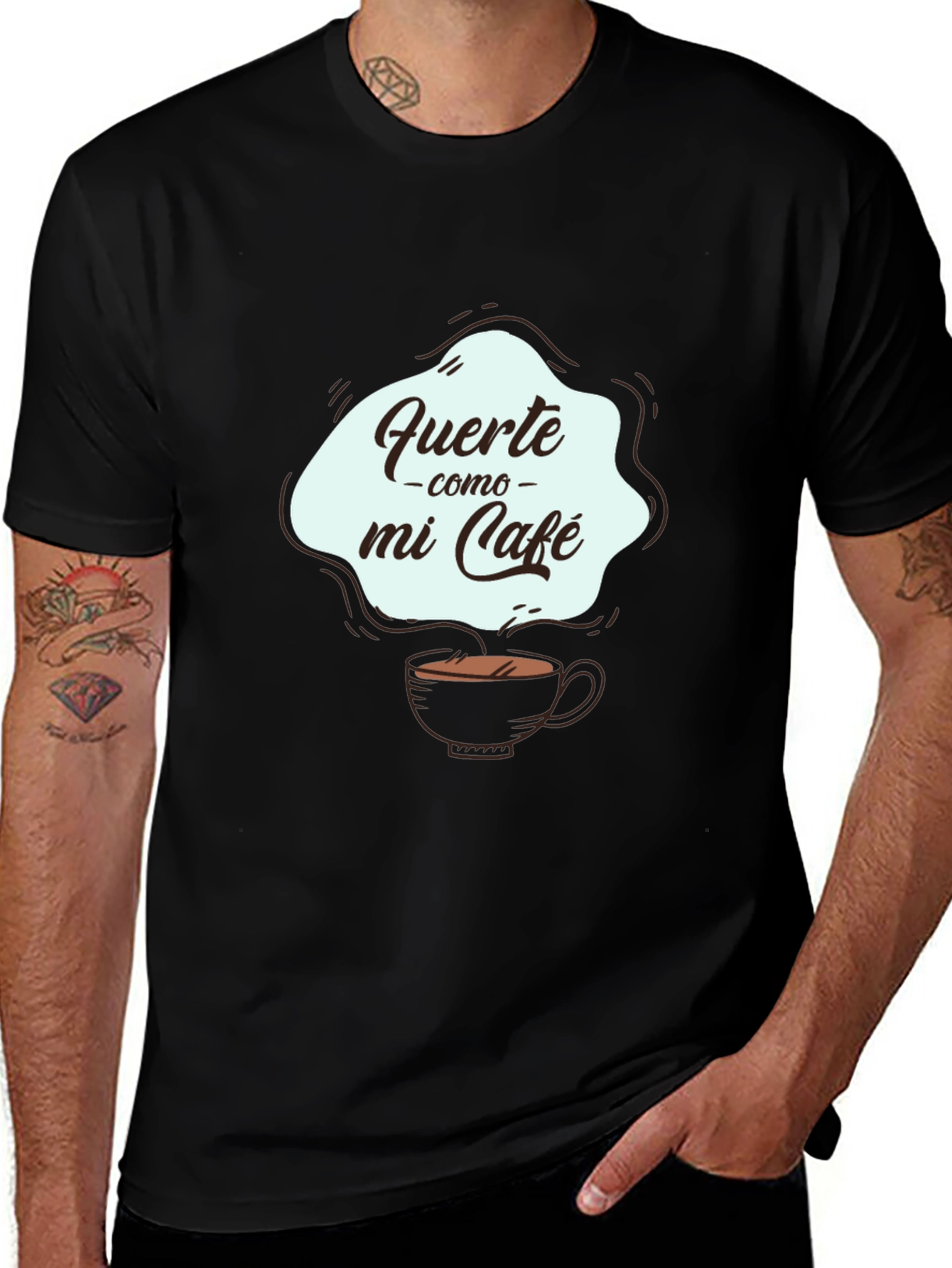 Variant 14 of Fuerte Como Mi Cafe Graphic Tee