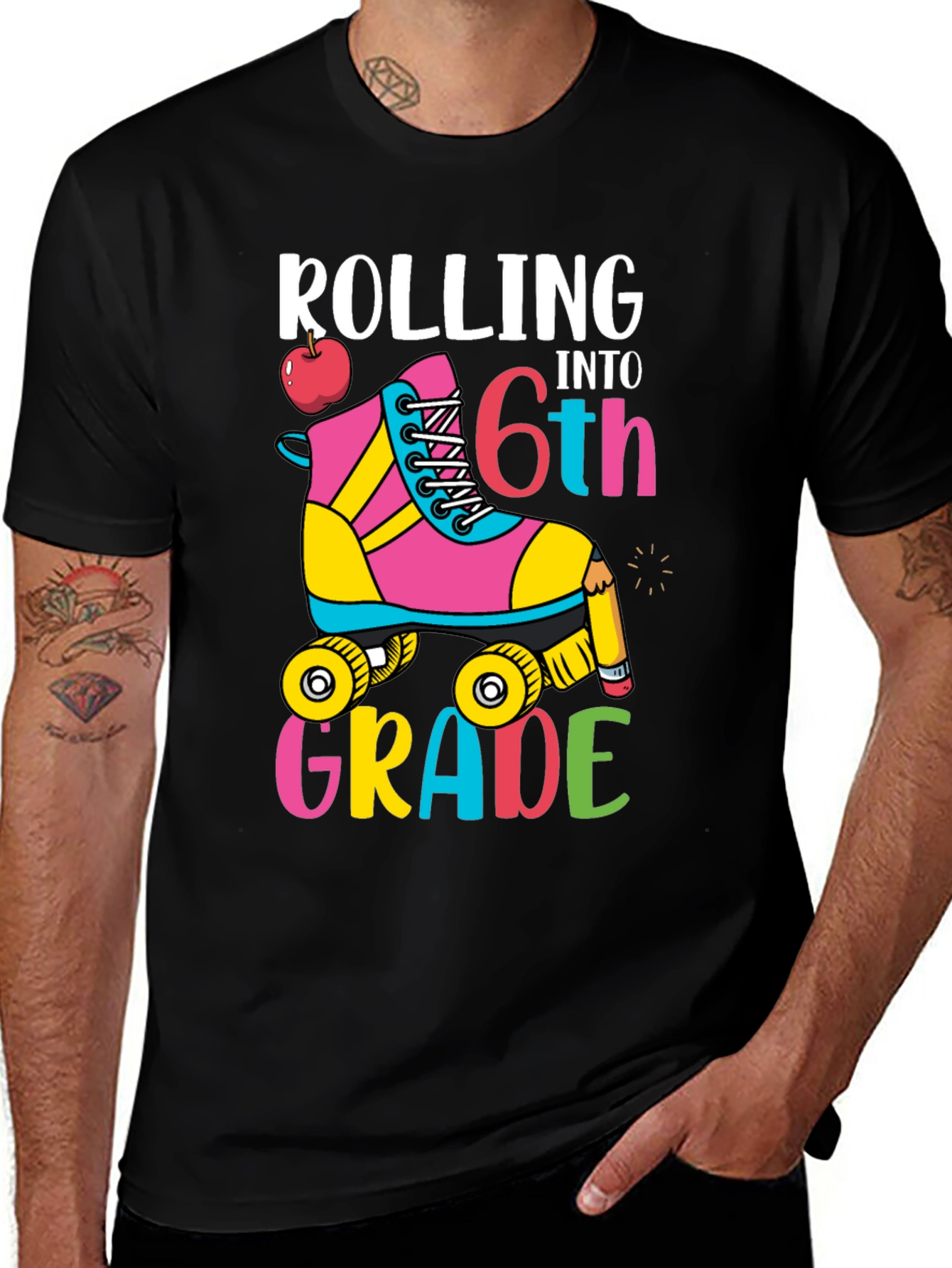 Rolling Into 6th Grade T-Shirt