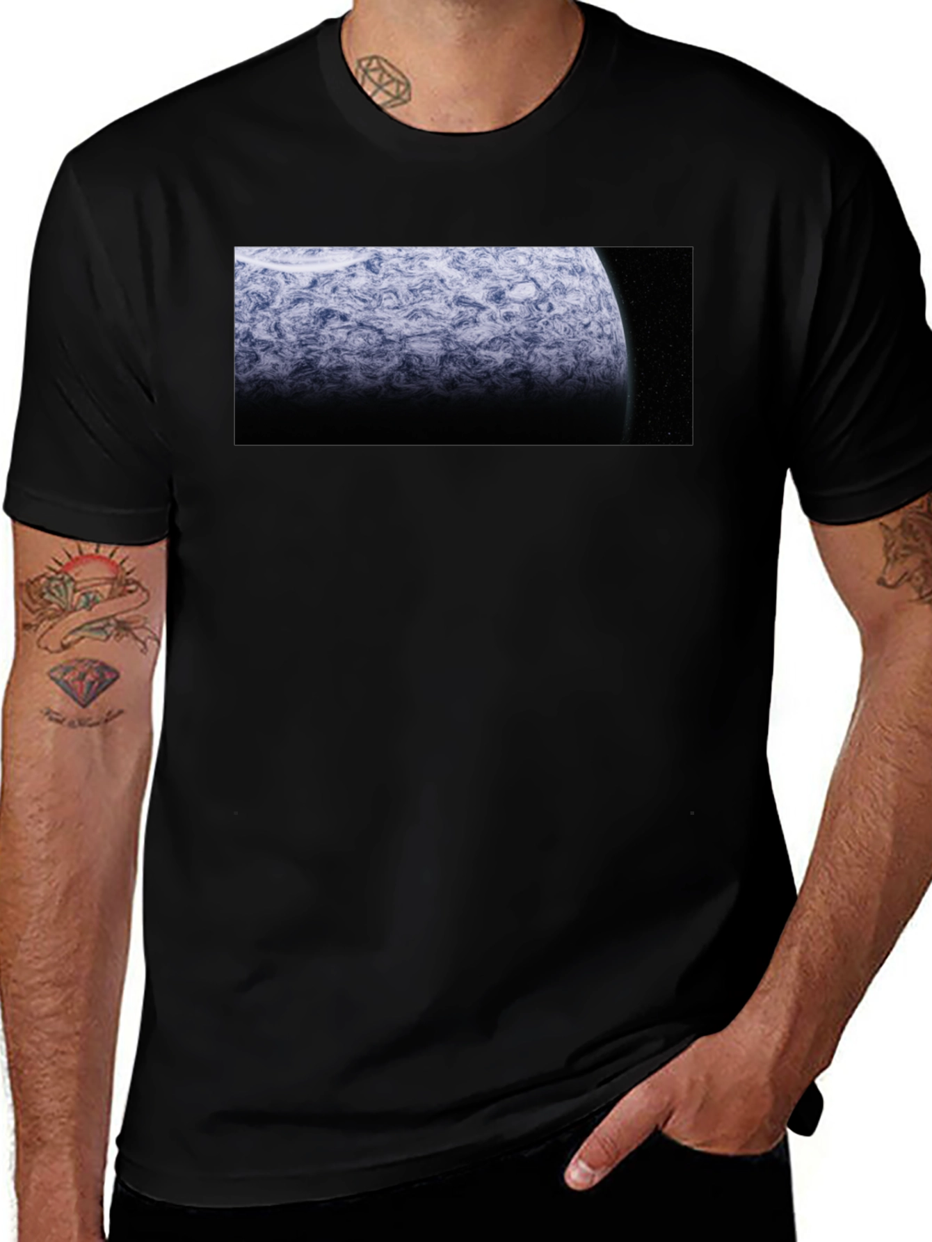 Variant 28 of Planet Graphic T-Shirt - Space Design Tee