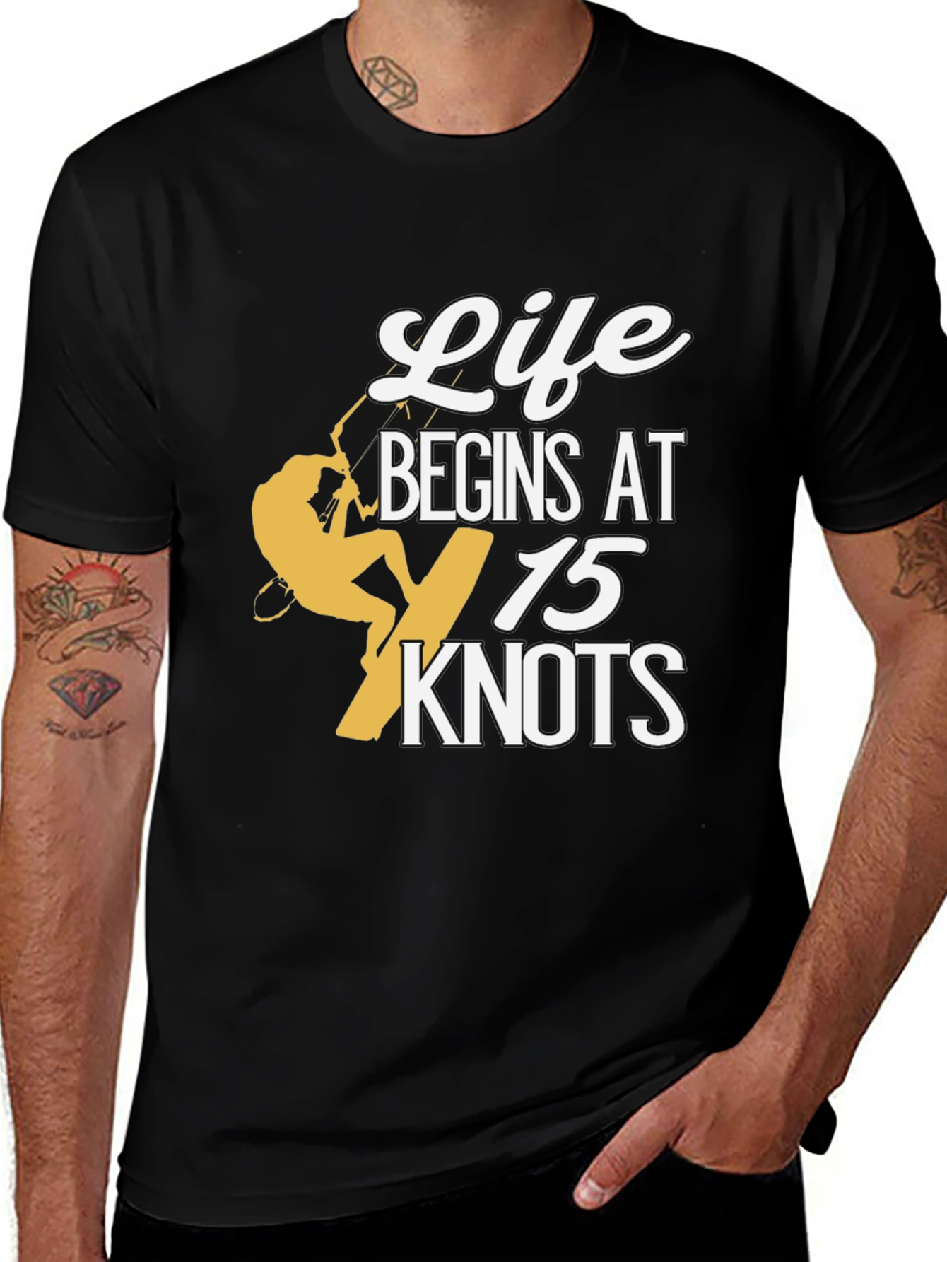 Variant 6 of Life Begins at 15 Knots T-Shirt