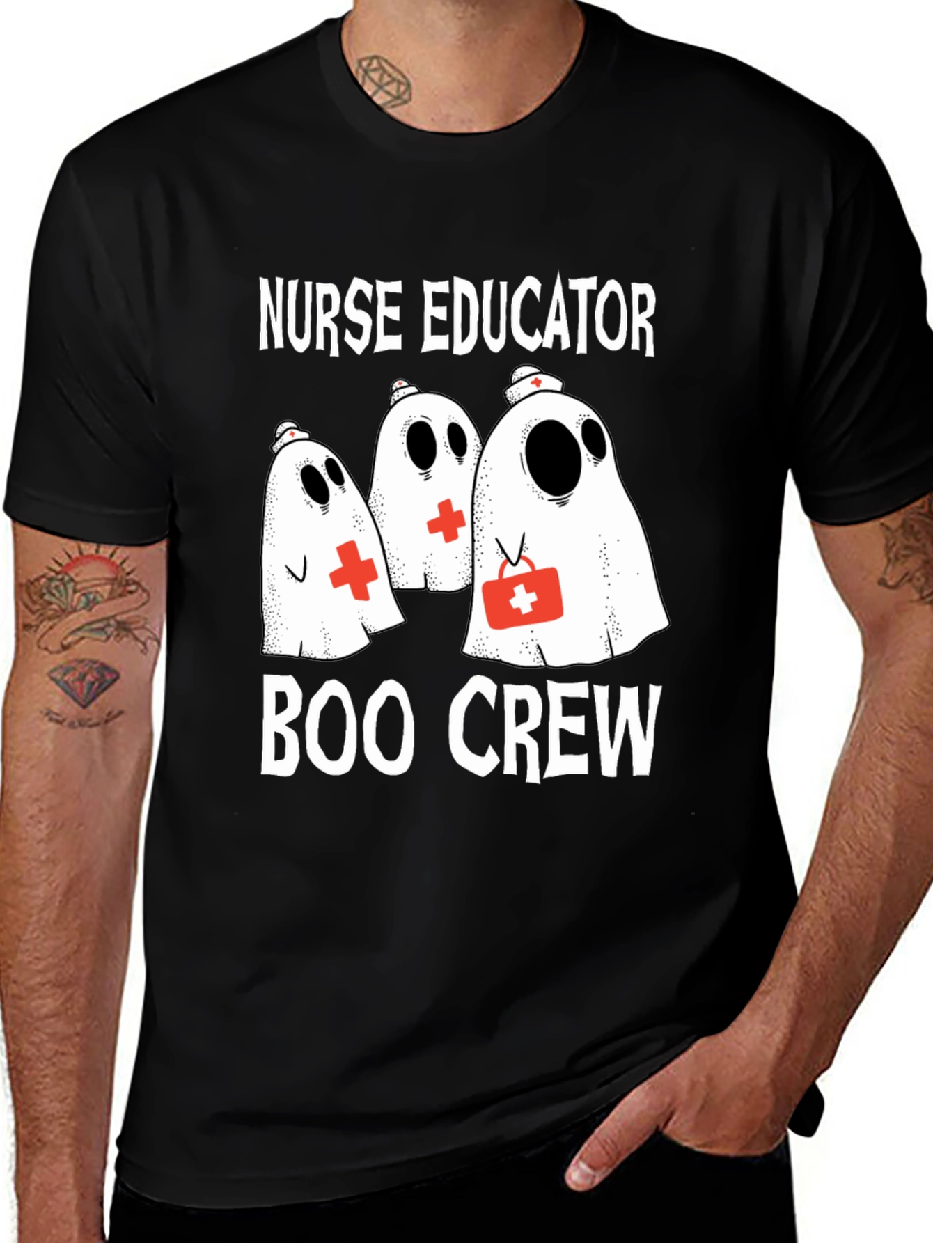 Variant 26 of Nurse Educator Boo Crew Halloween T-Shirt