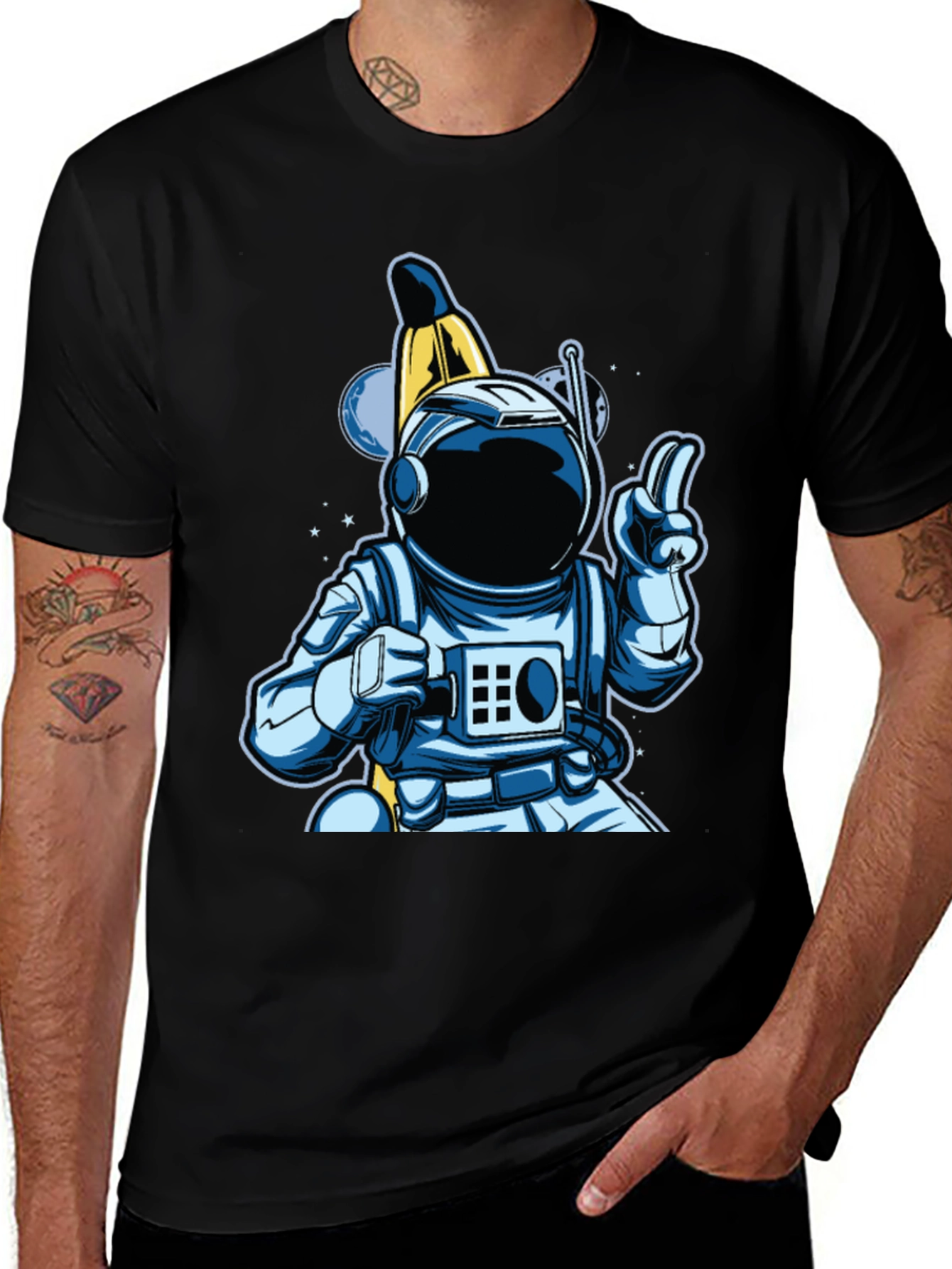 Variant 18 of Astronaut Banana T-Shirt