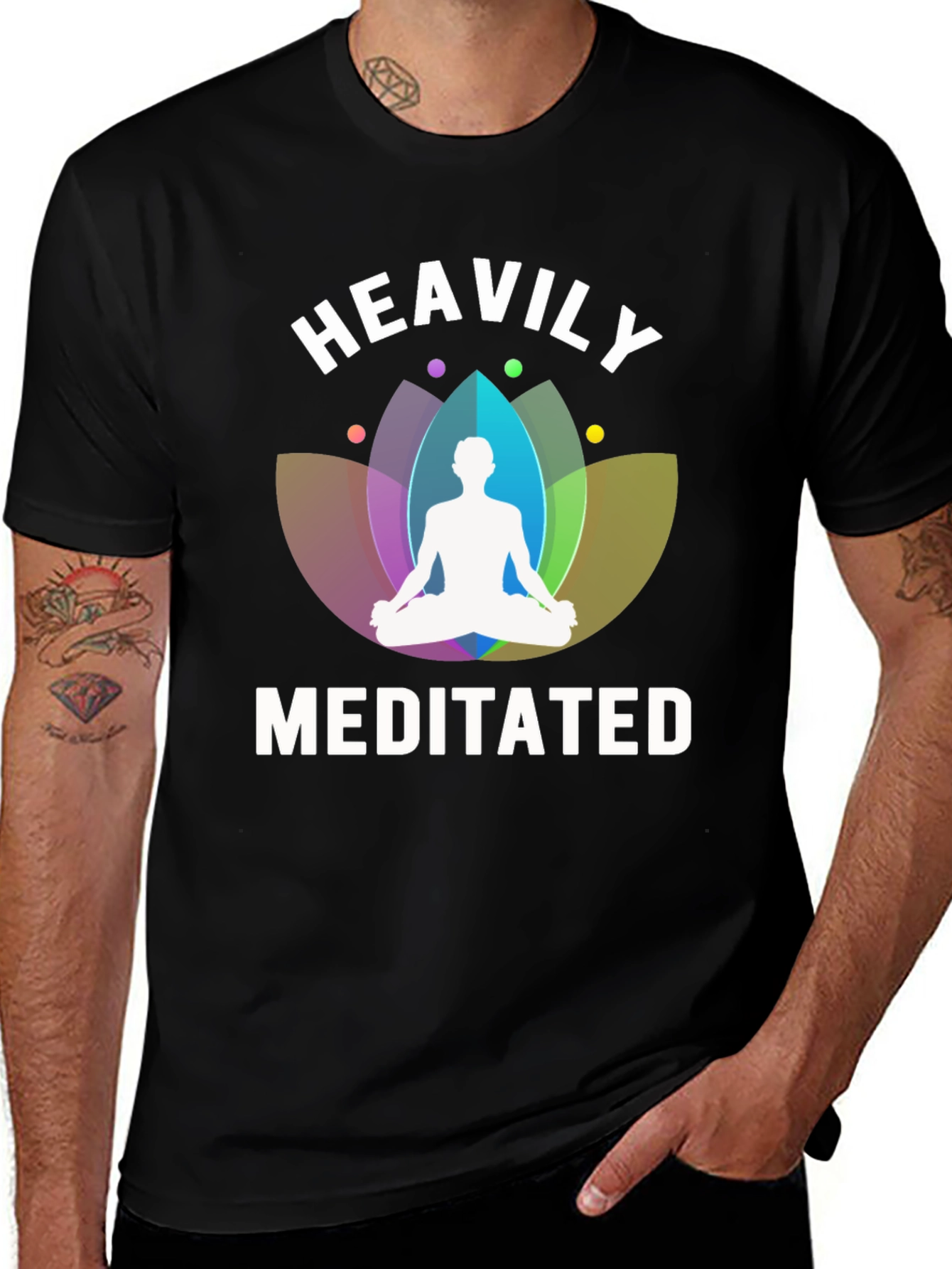 Variant 17 of Heavily Meditated Graphic T-Shirt
