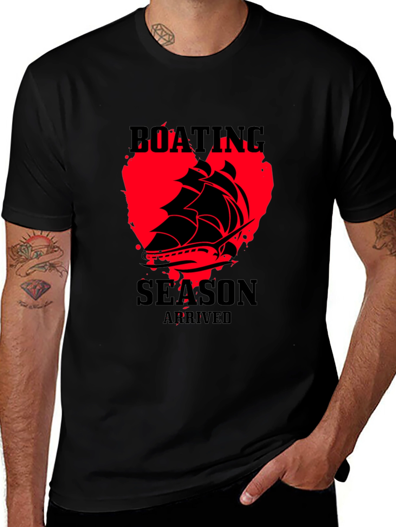 Variant 5 of Boating Season T-Shirt - Classic Crew Neck Tee