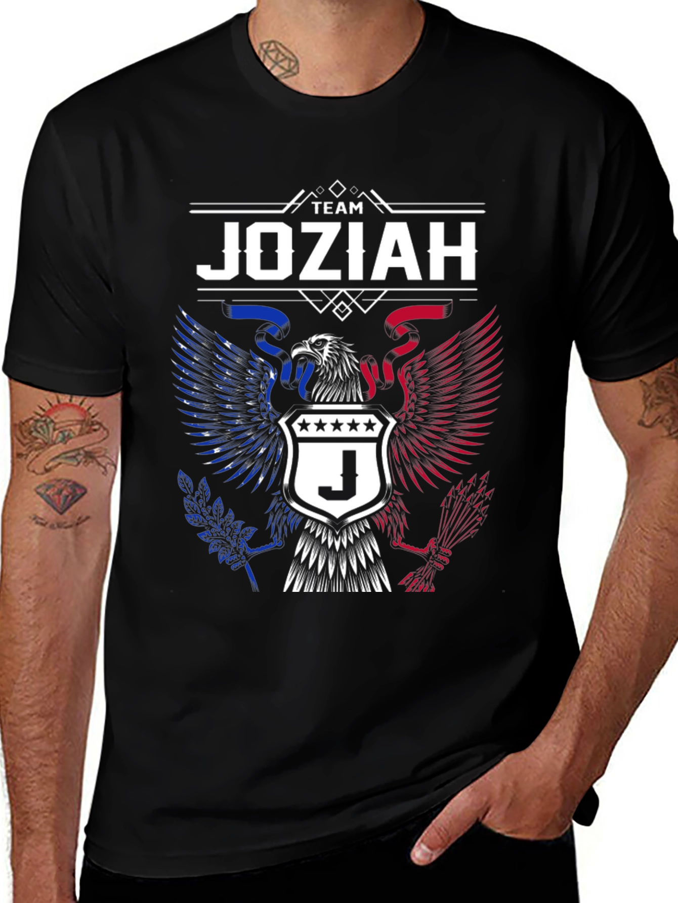 Team Joziah Patriotic Eagle Graphic Tee