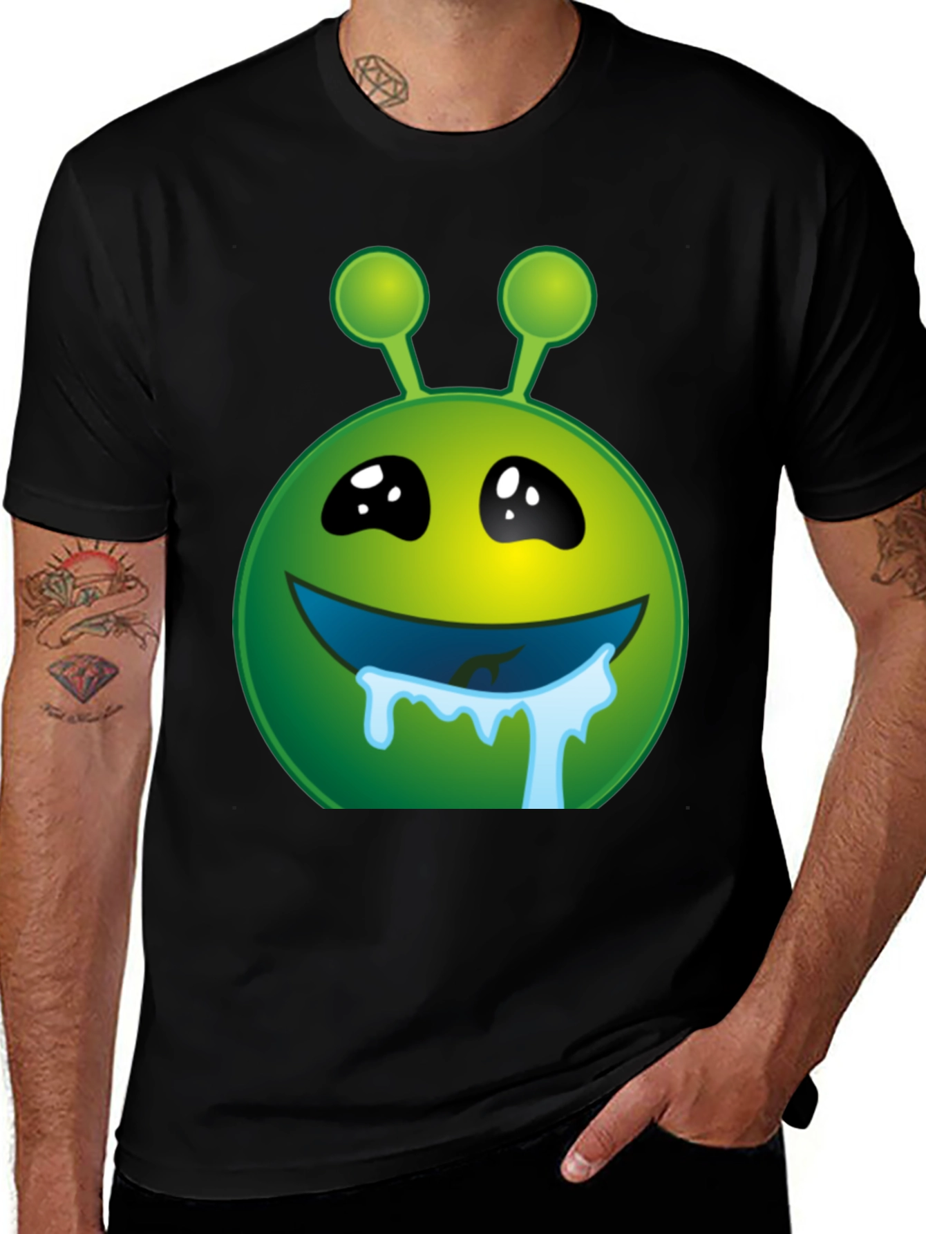 Variant 12 of Alien Drool Graphic T-Shirt