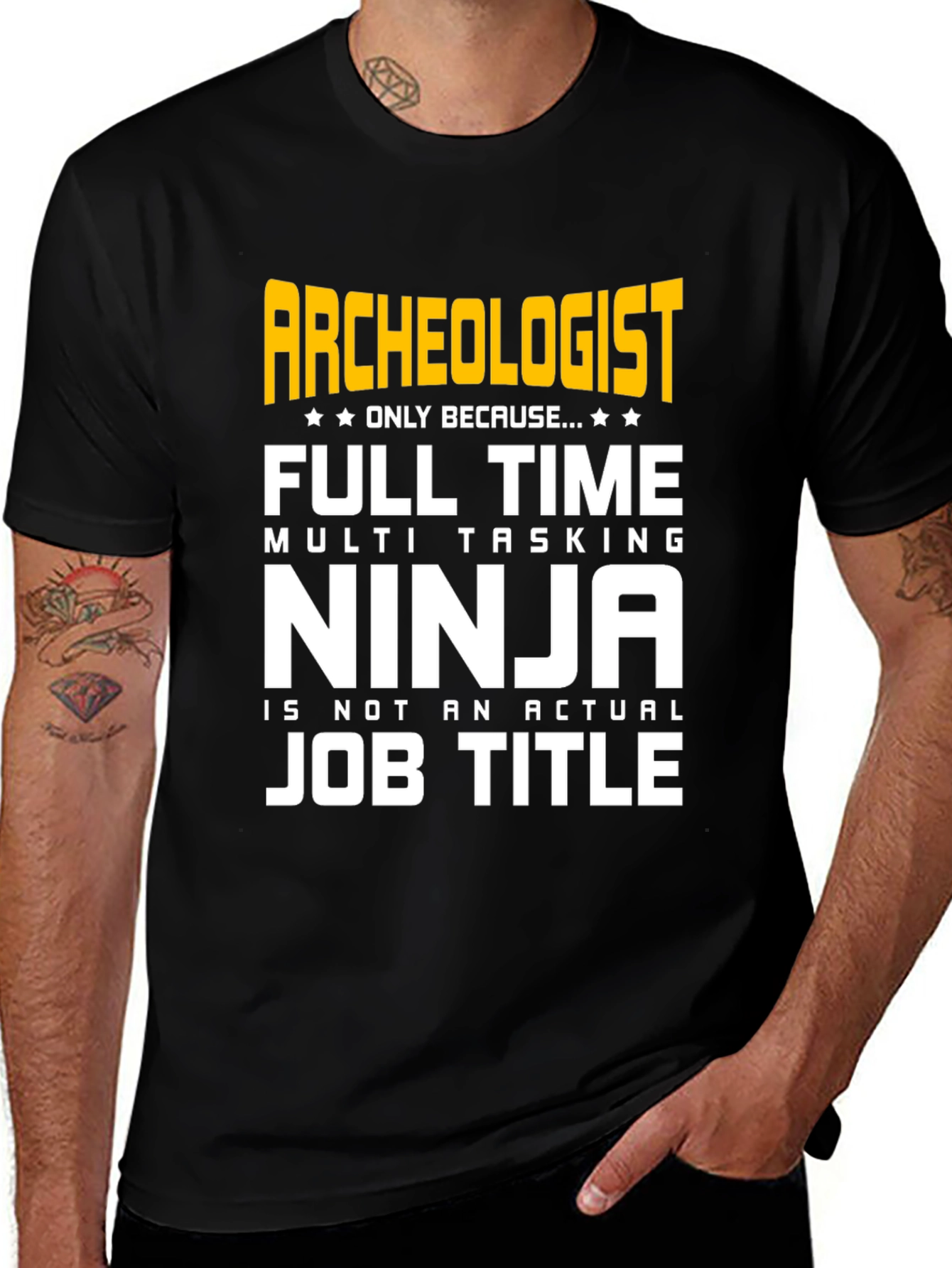 Variant 12 of Archeologist Ninja T-Shirt - Novelty Tee
