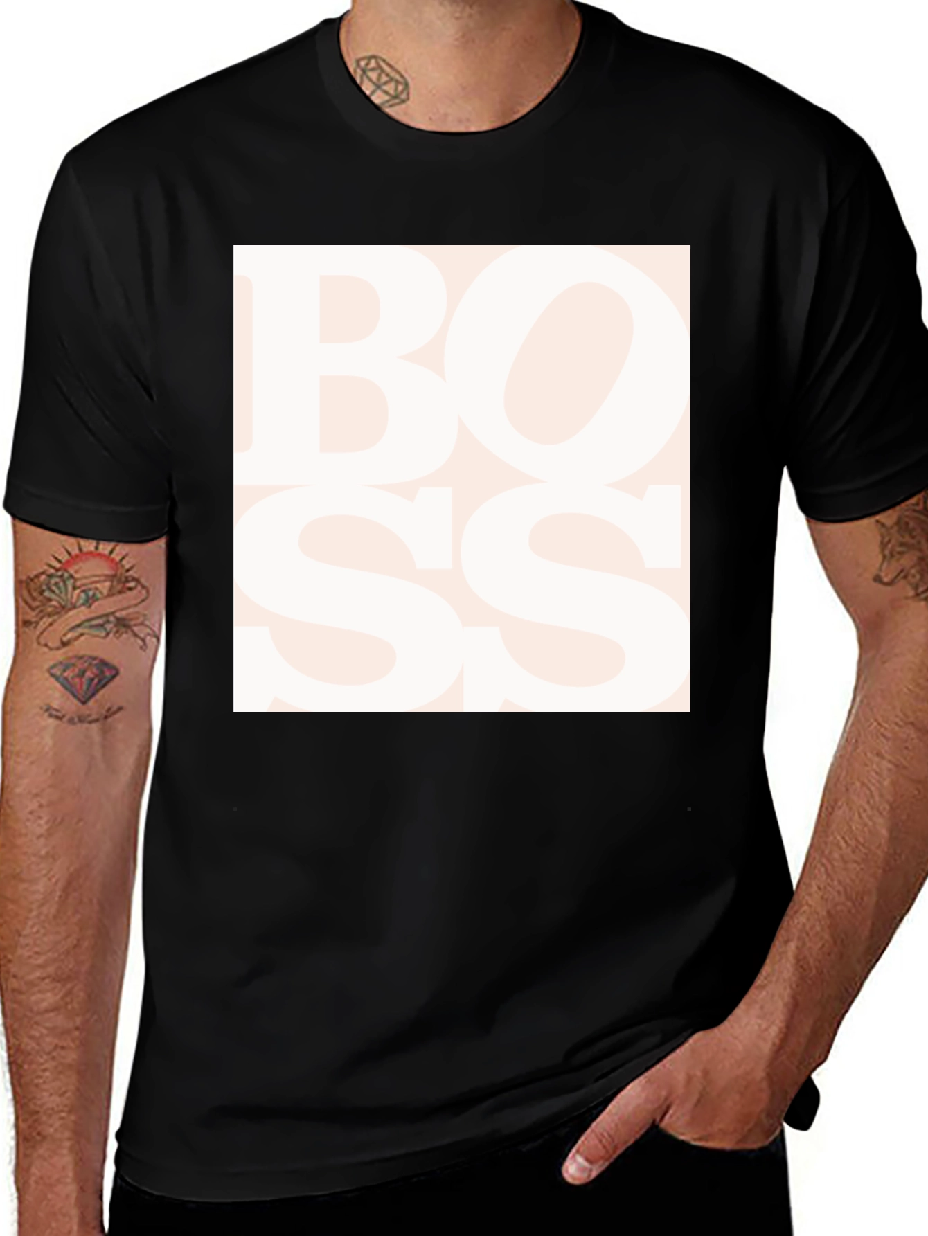 Variant 11 of Boss Graphic Tee - Stylish Statement T-Shirt