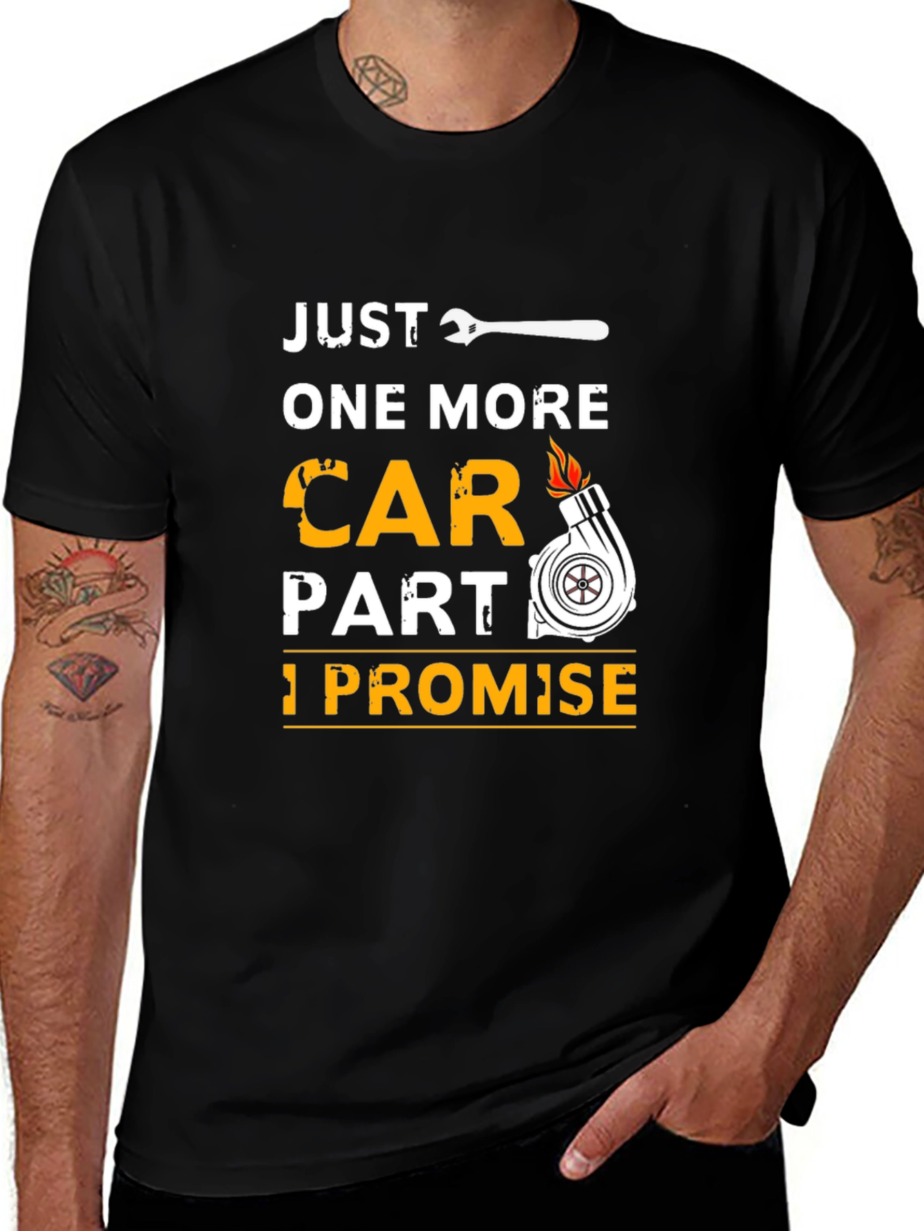 Variant 2 of Just One More Car Part T-Shirt - Automotive Enthusiast Tee