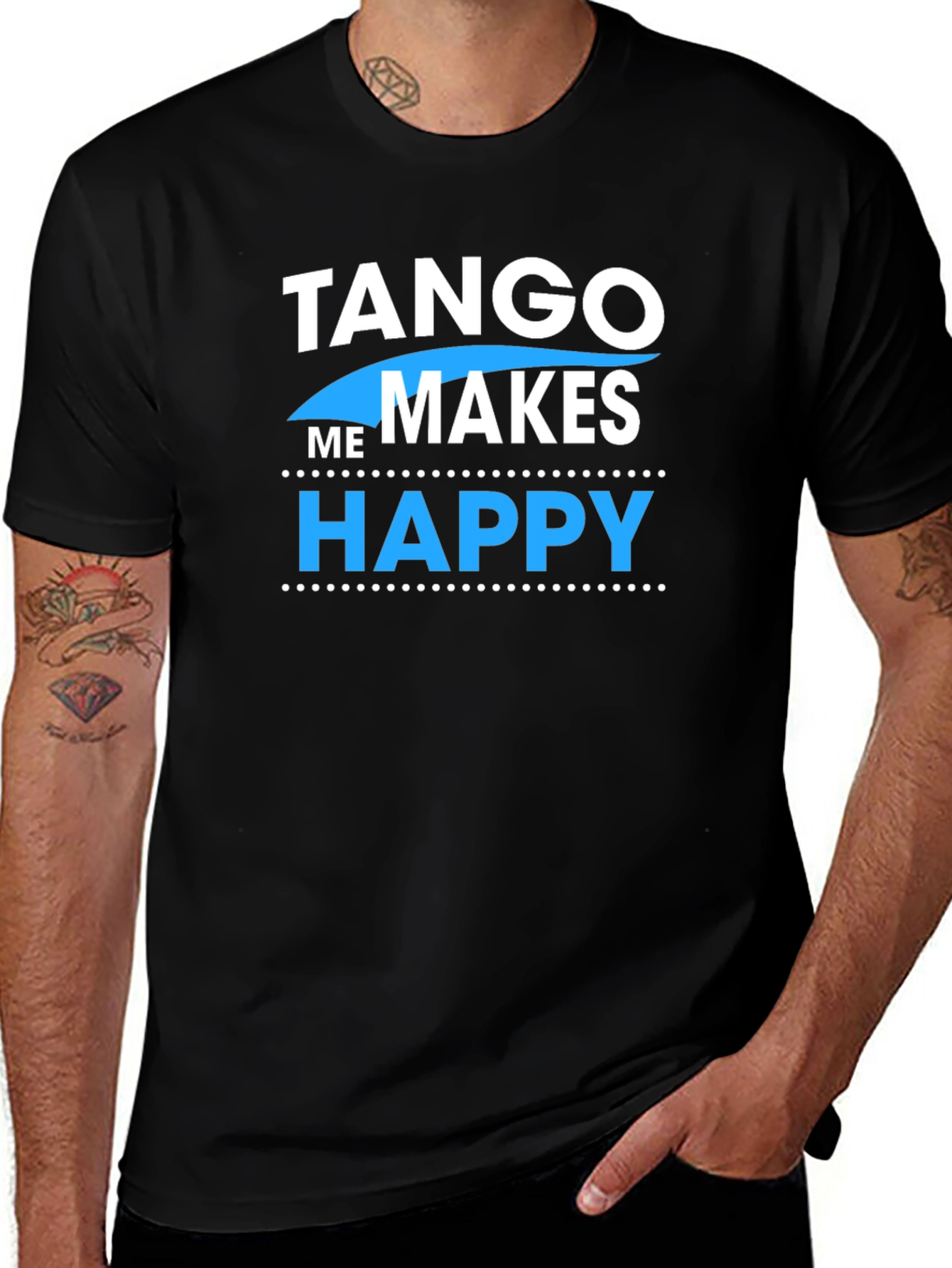 Variant 25 of Tango Makes Me Happy Graphic Tee