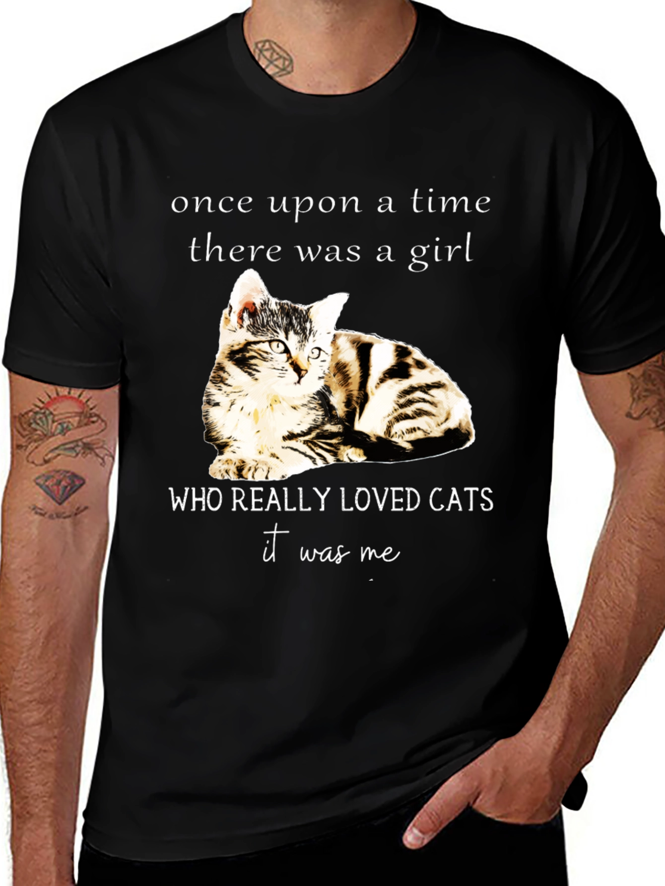 Variant 16 of Cat Lover T-Shirt: Once Upon a Time, Cats Were Me