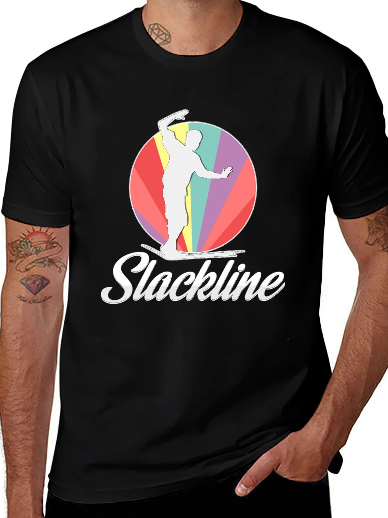 Variant 12 of Slackline Retro Graphic T-Shirt