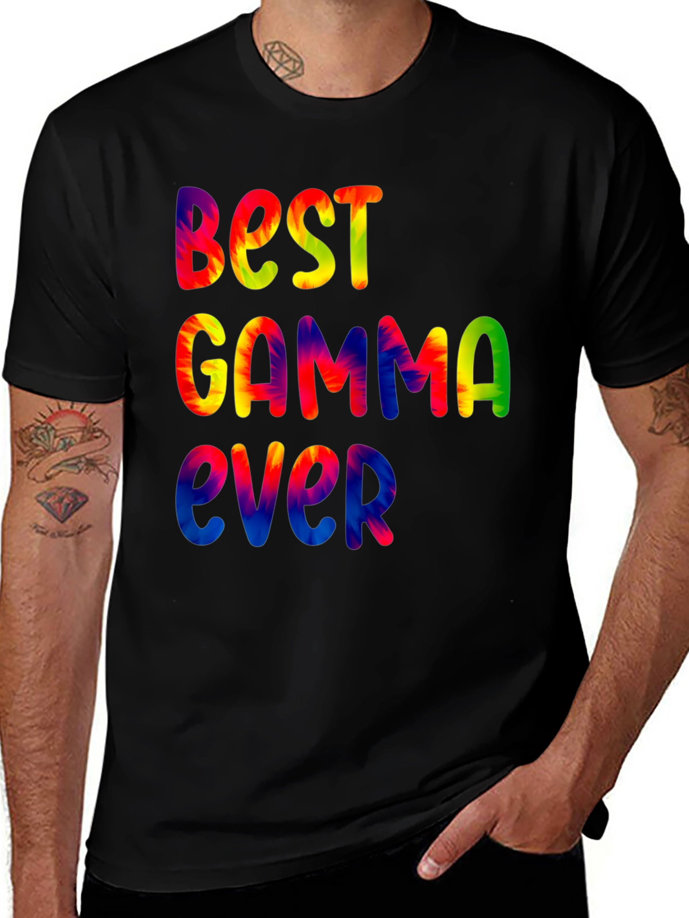 Variant 22 of Best Gamma Ever Tie-Dye Graphic Tee