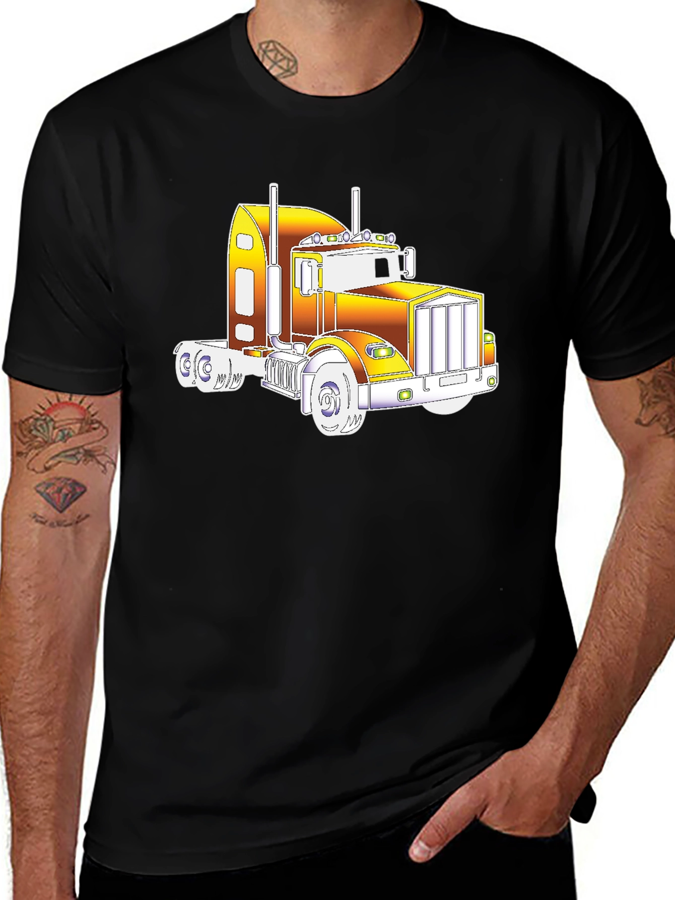 Variant 10 of Truck Graphic T-Shirt