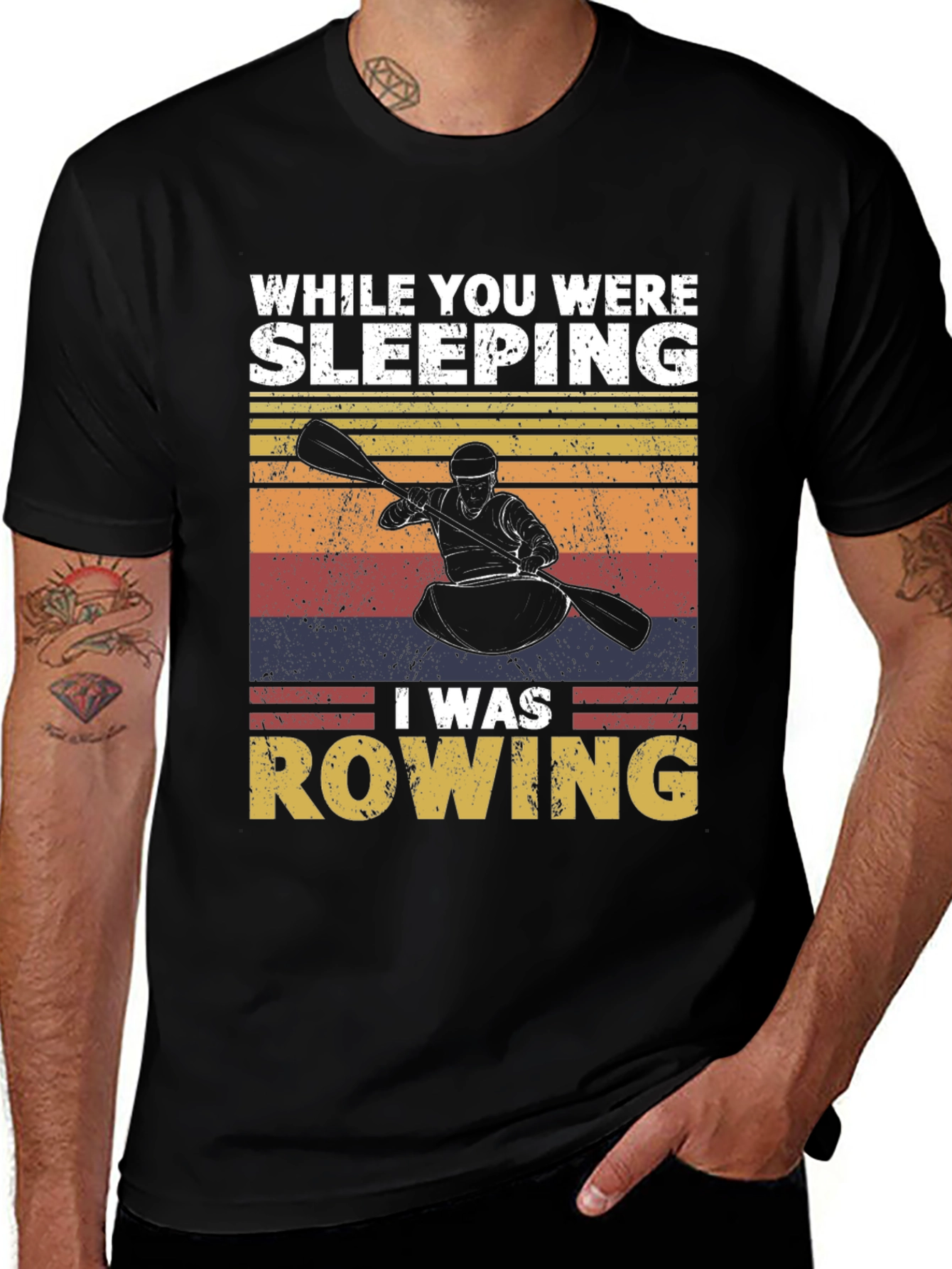 Variant 15 of While You Were Sleeping Rowing T-Shirt