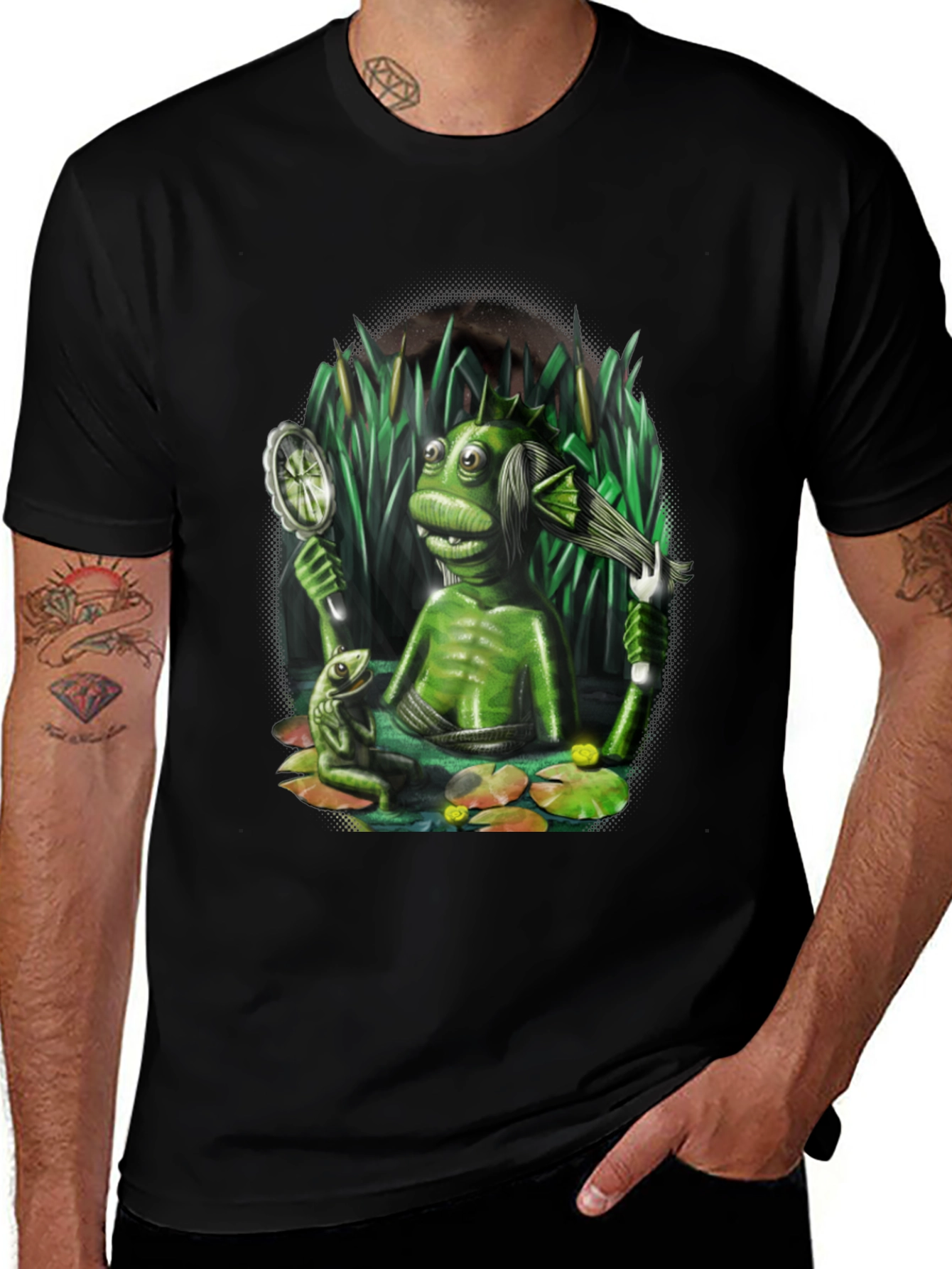 Variant 19 of Humorous Creature From The Black Lagoon T-Shirt