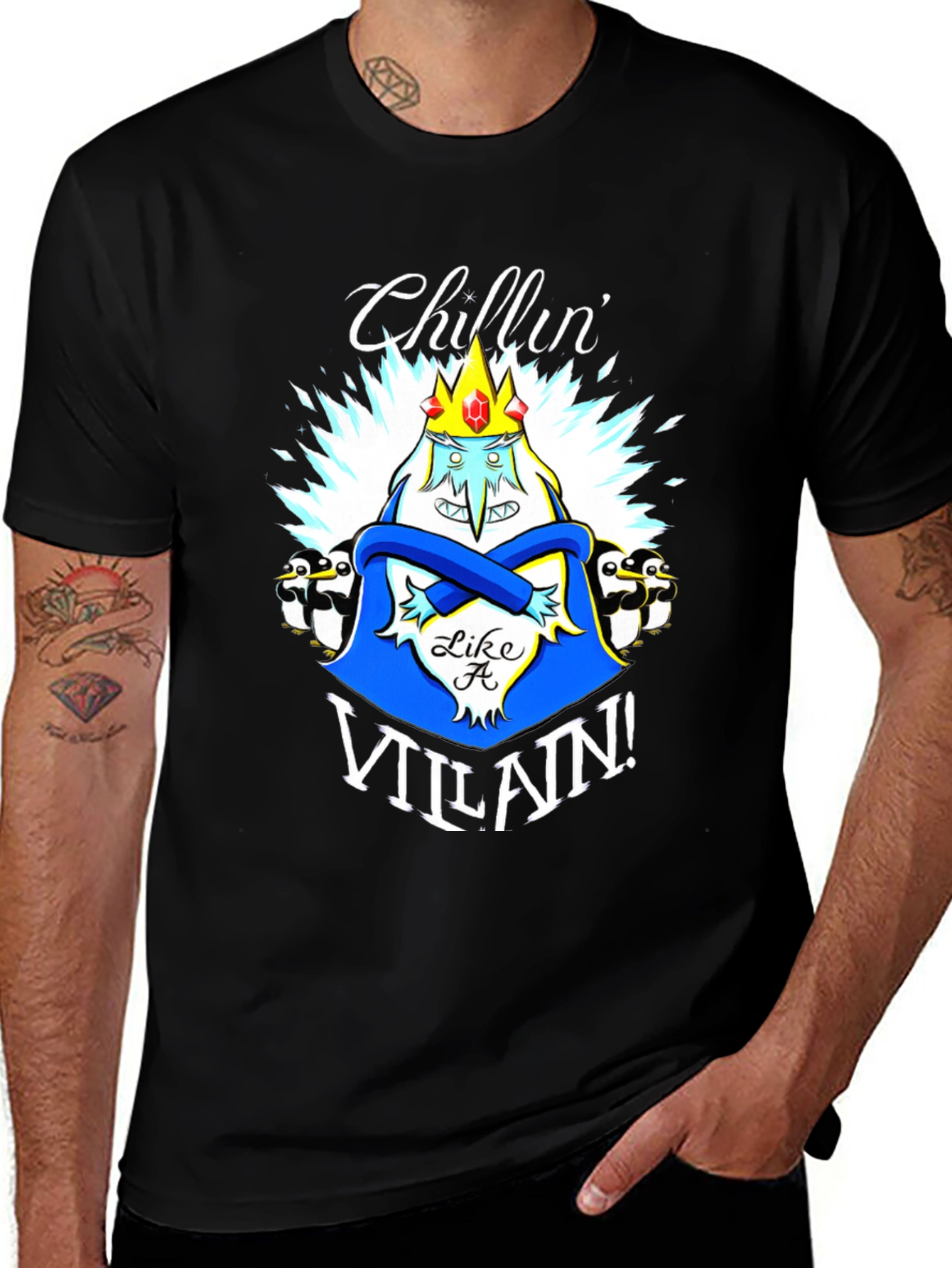 Variant 9 of Chillin' Like A Villain Graphic T-Shirt