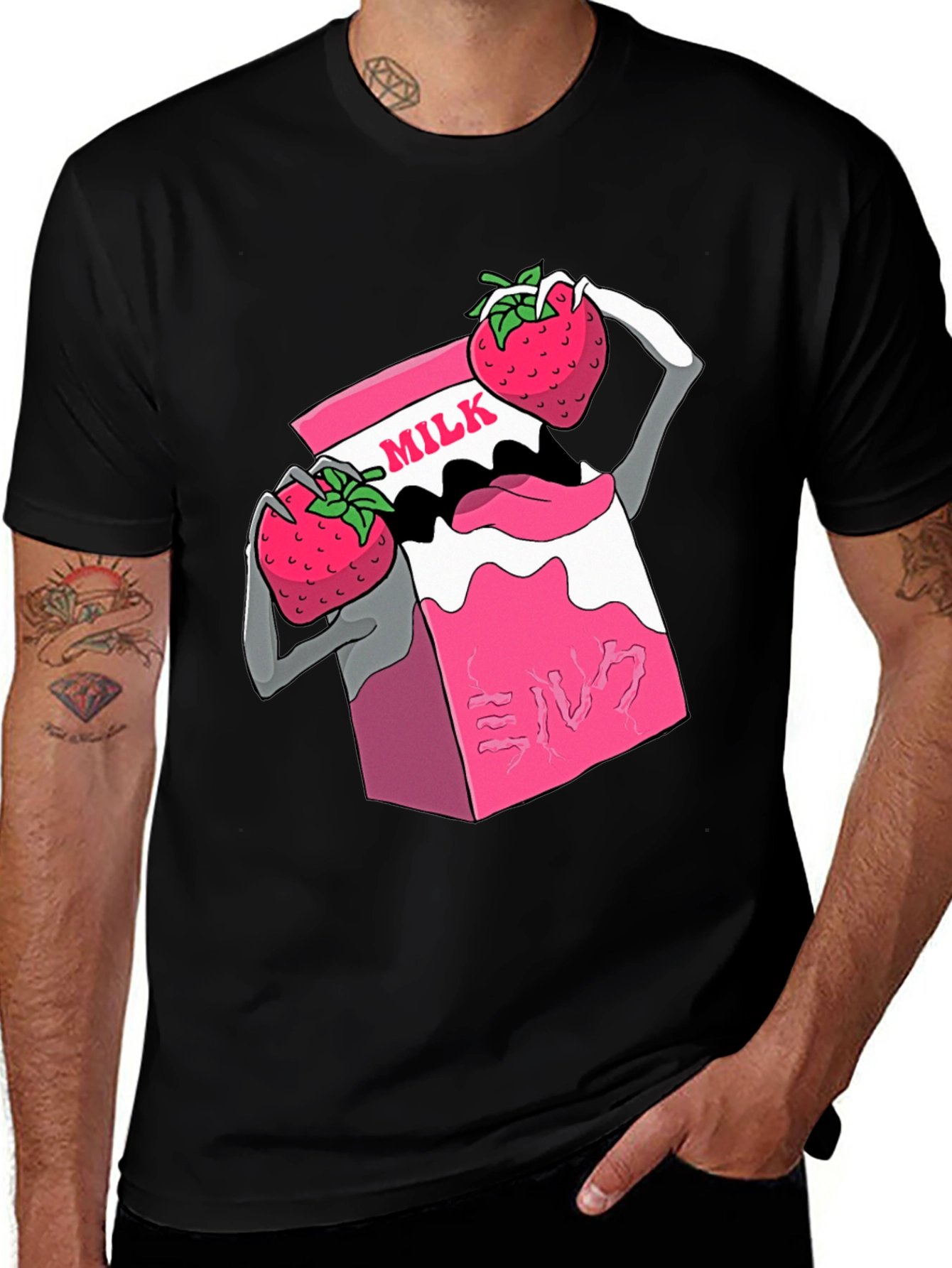 Variant 7 of Strawberry Milk T-Shirt