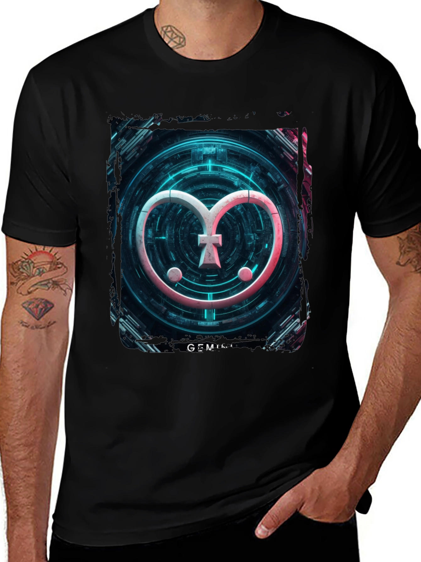Gemini Zodiac Graphic T-Shirt