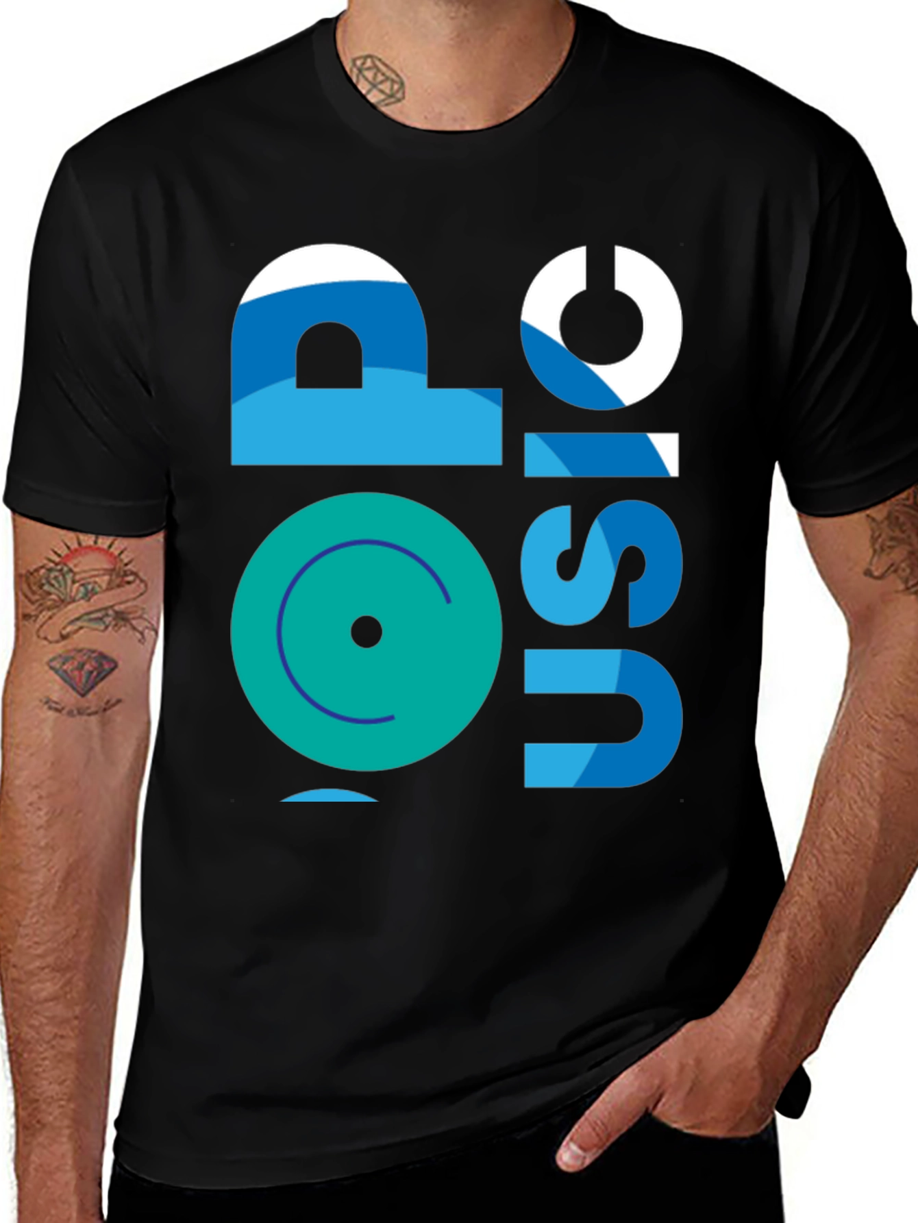 Variant 16 of Pop Music Graphic Tee - Stylish Casual Wear