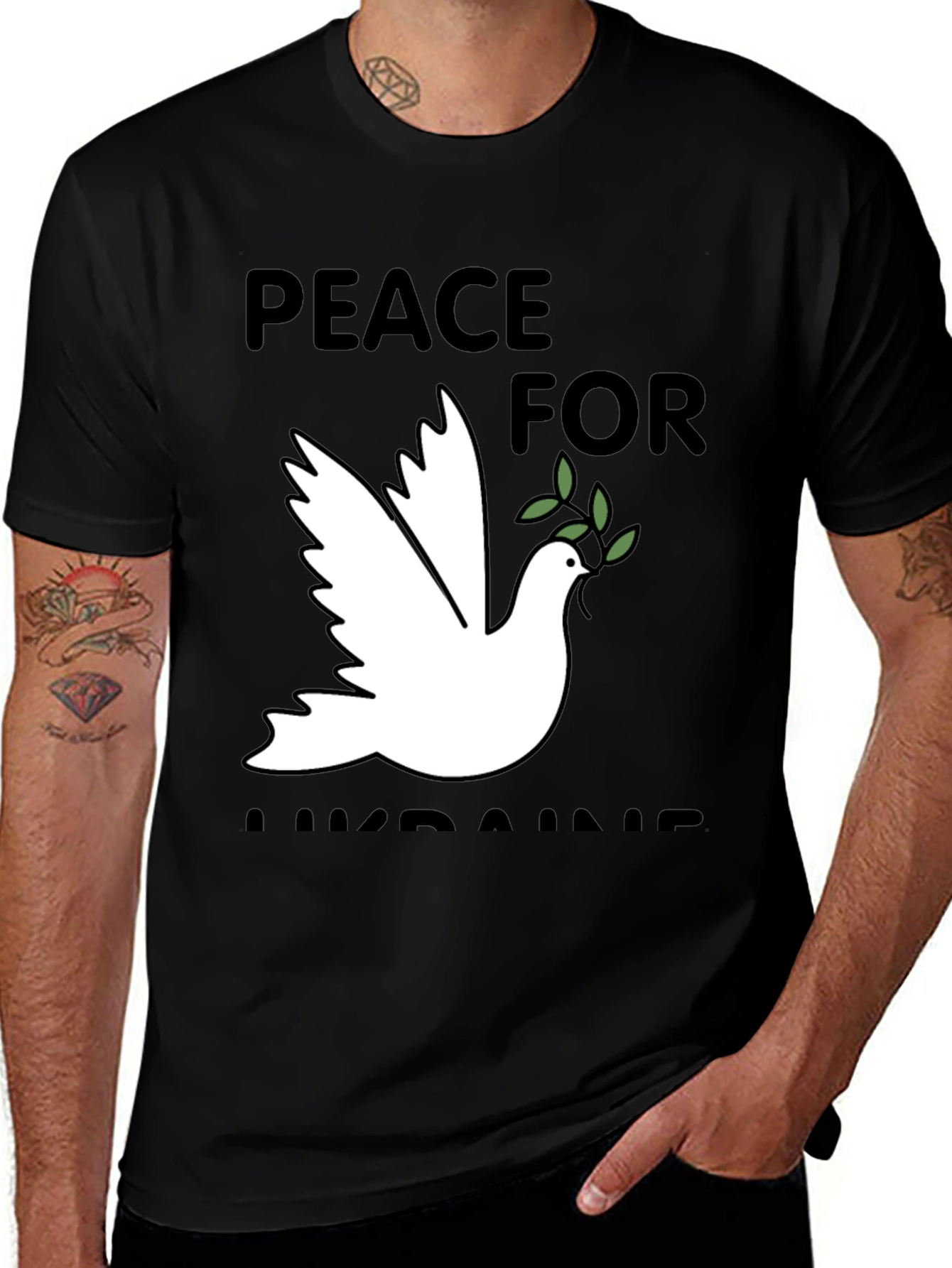Peace for Ukraine Dove T-Shirt