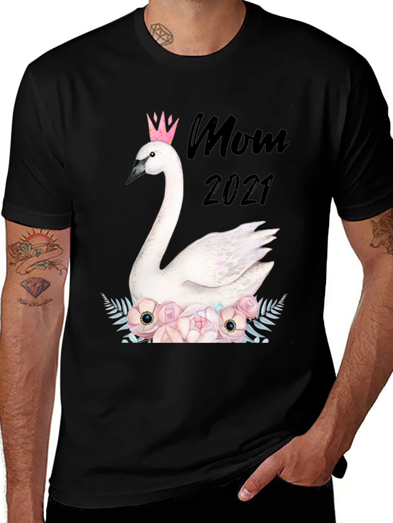 Mom 2021 Swan T-Shirt