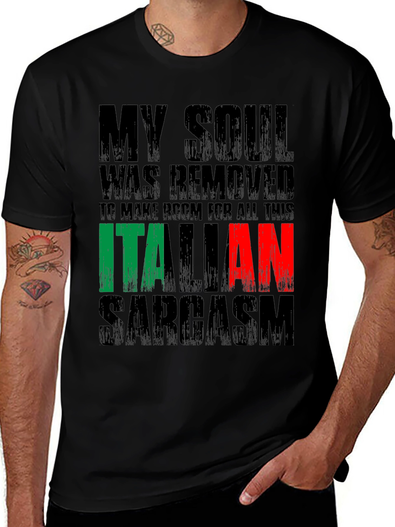 Variant 23 of Italian Sarcasm Graphic Tee