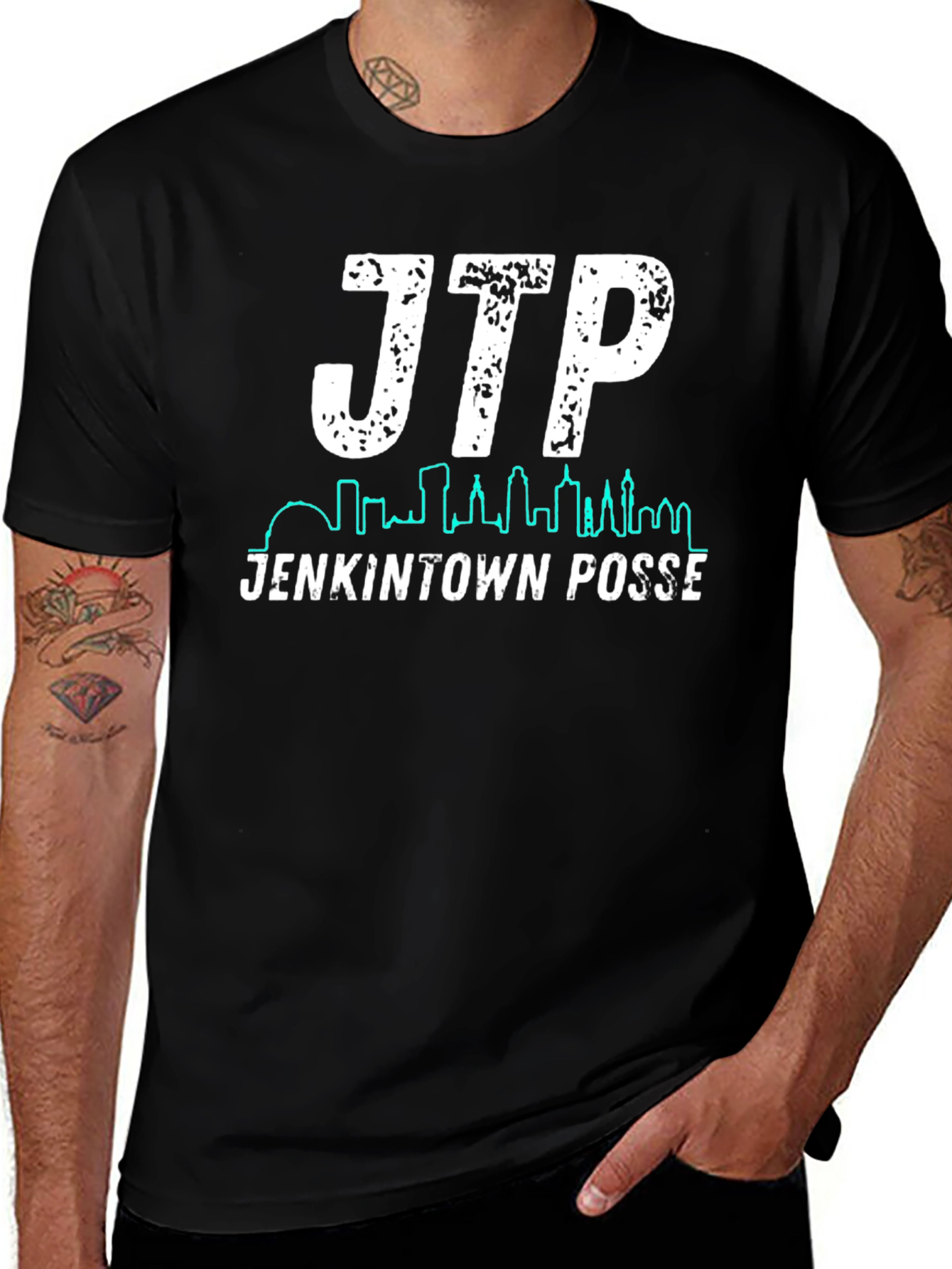 JTP Jenkintown Posse Graphic T-Shirt - Black