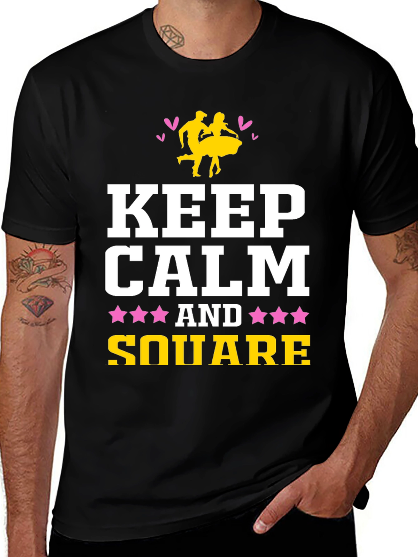 Variant 13 of Keep Calm & Square Dance T-Shirt