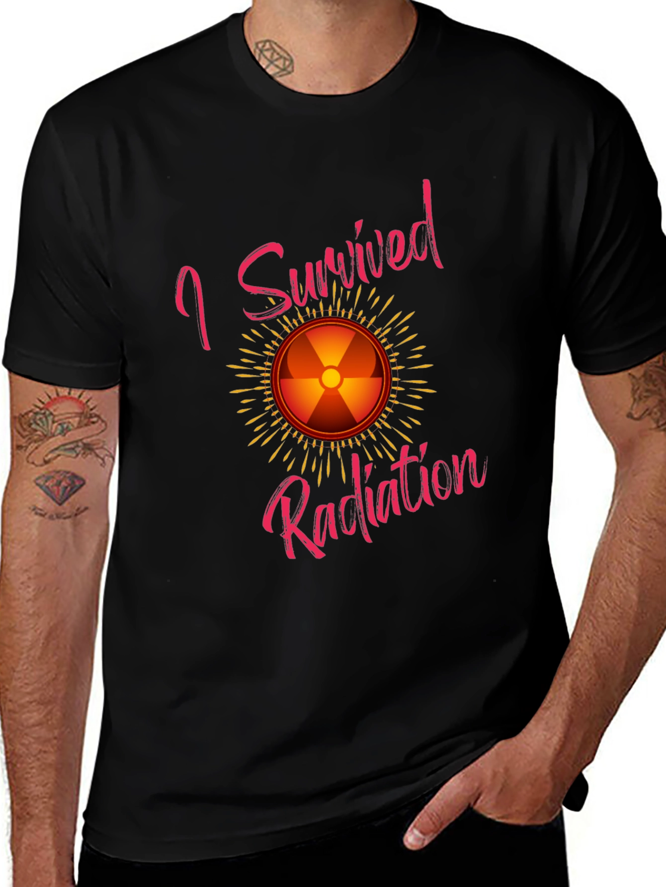 Variant 10 of I Survived Radiation Graphic Tee