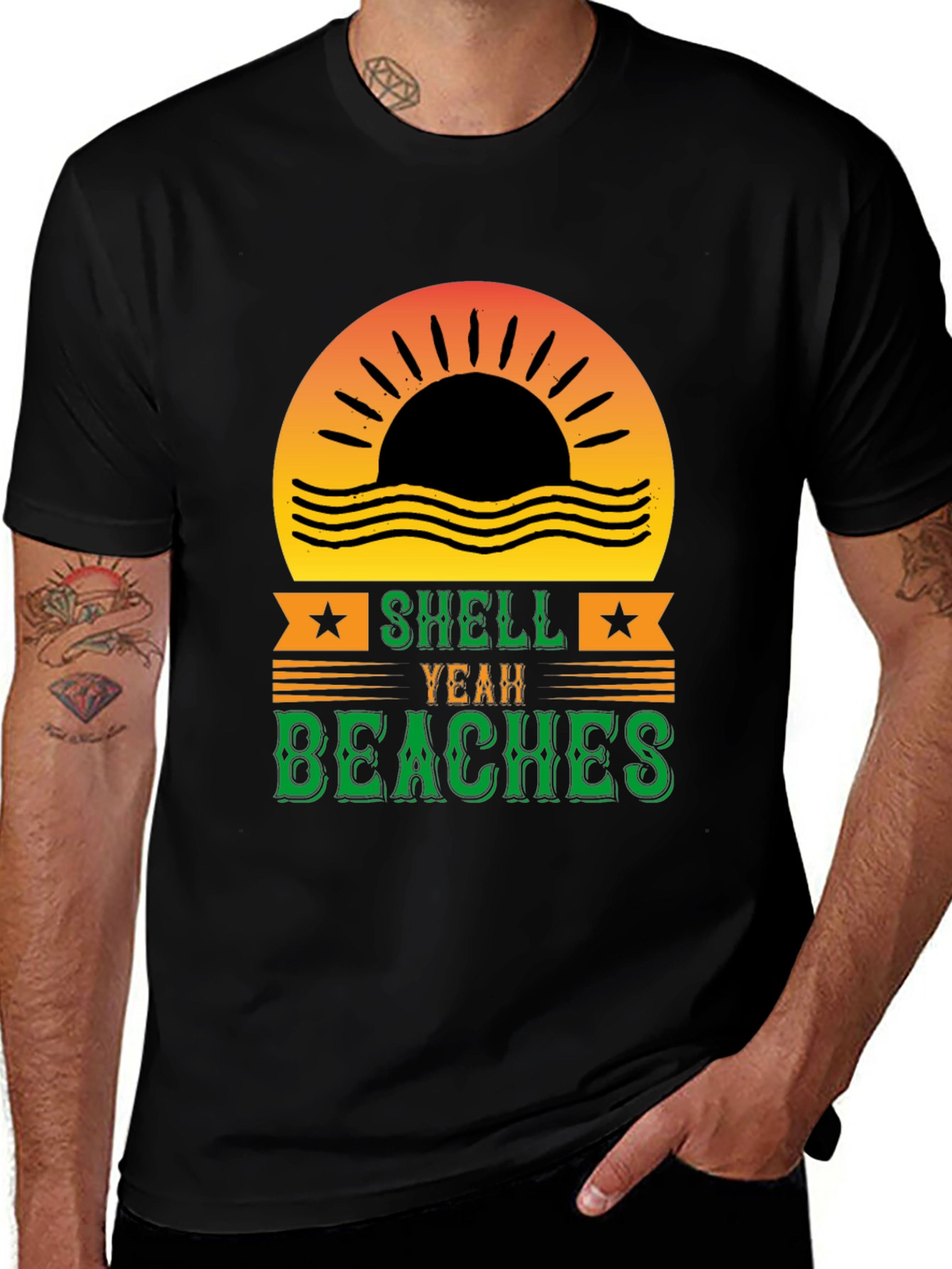 Shell Yeah Beaches Graphic Tee - Summer Vibes