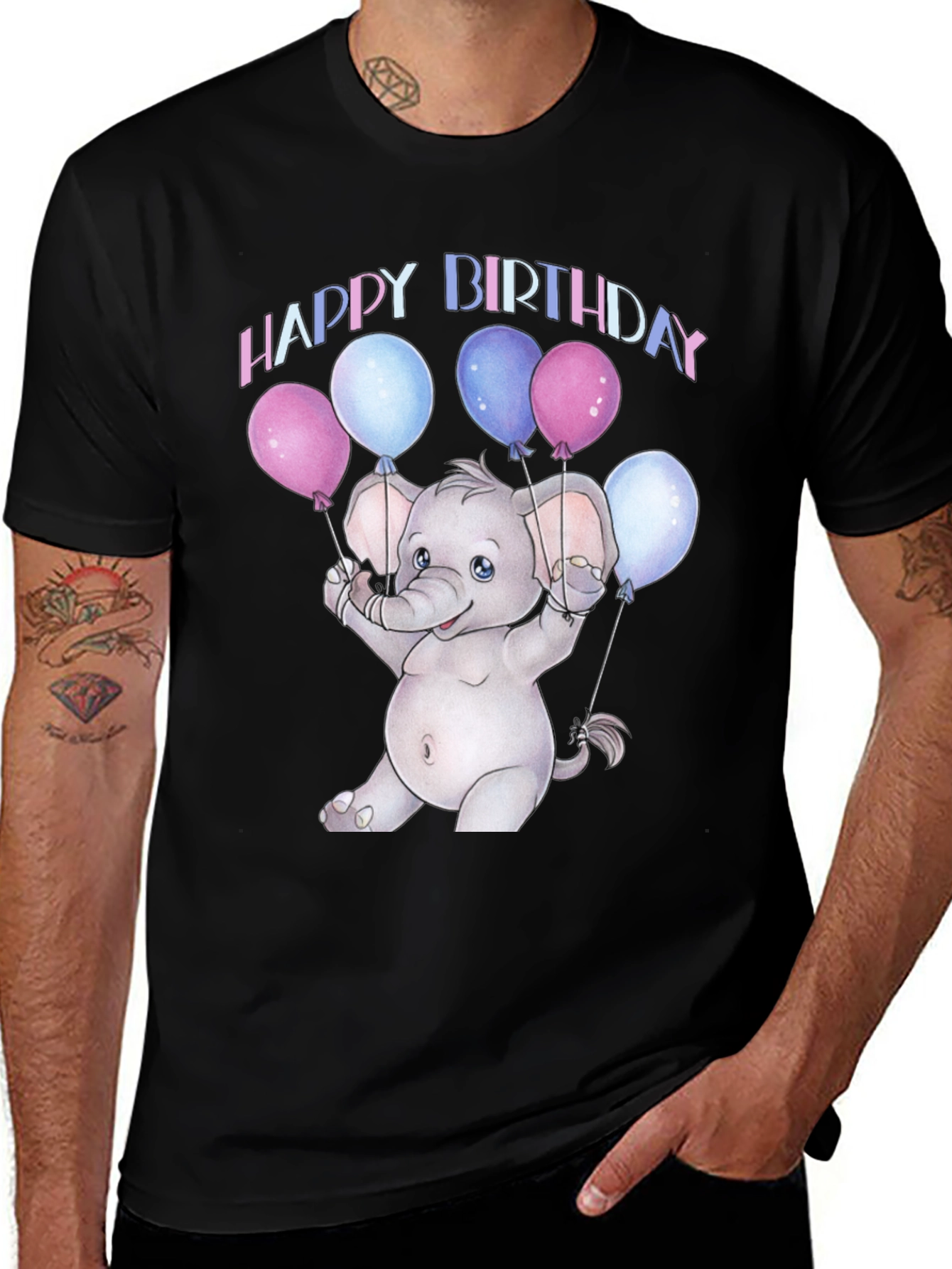Variant 30 of Elephant Birthday T-Shirt