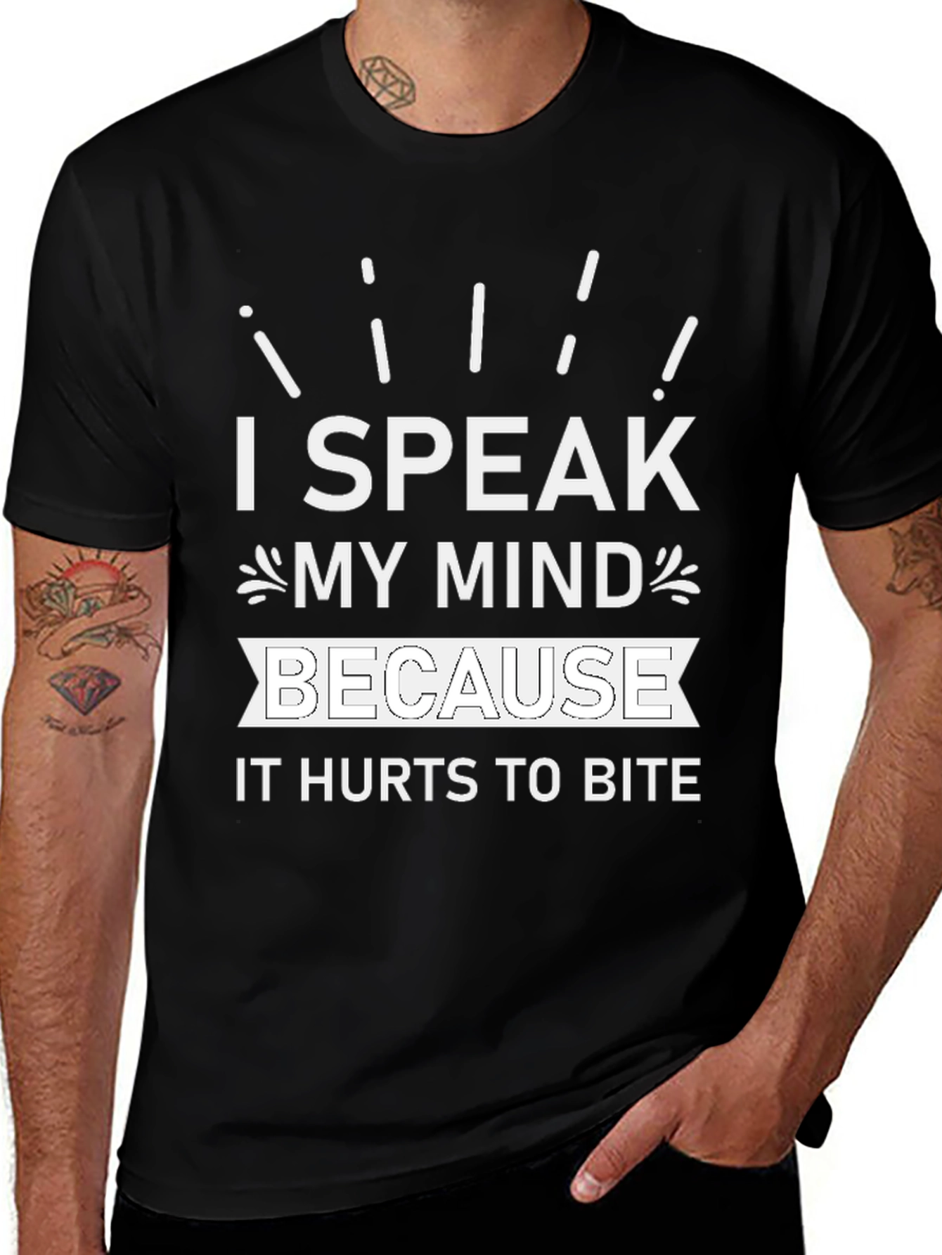 I Speak My Mind T-Shirt - Funny Slogan Tee