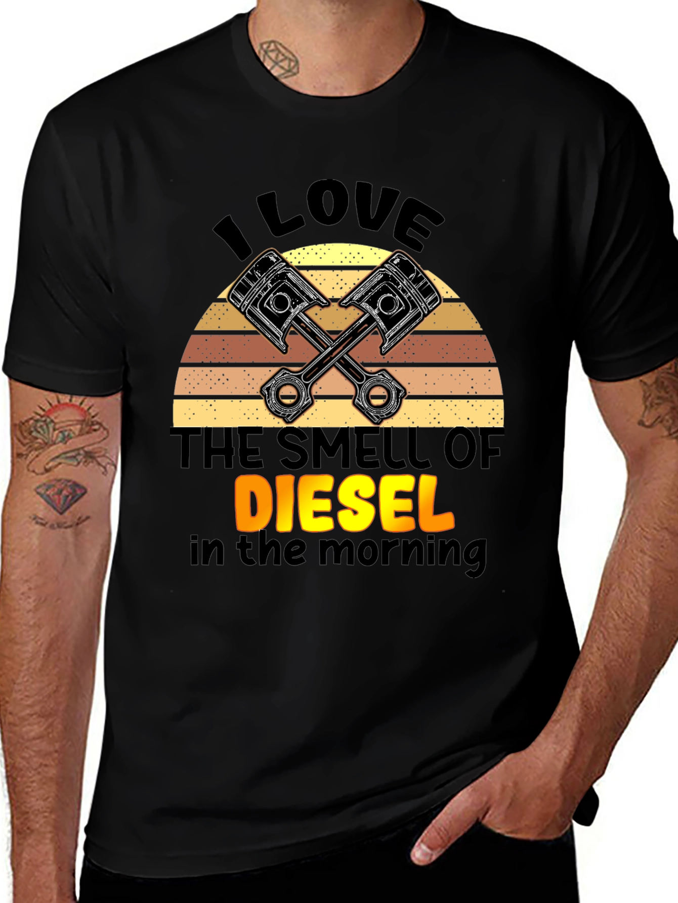 Variant 13 of I Love The Smell of Diesel T-Shirt
