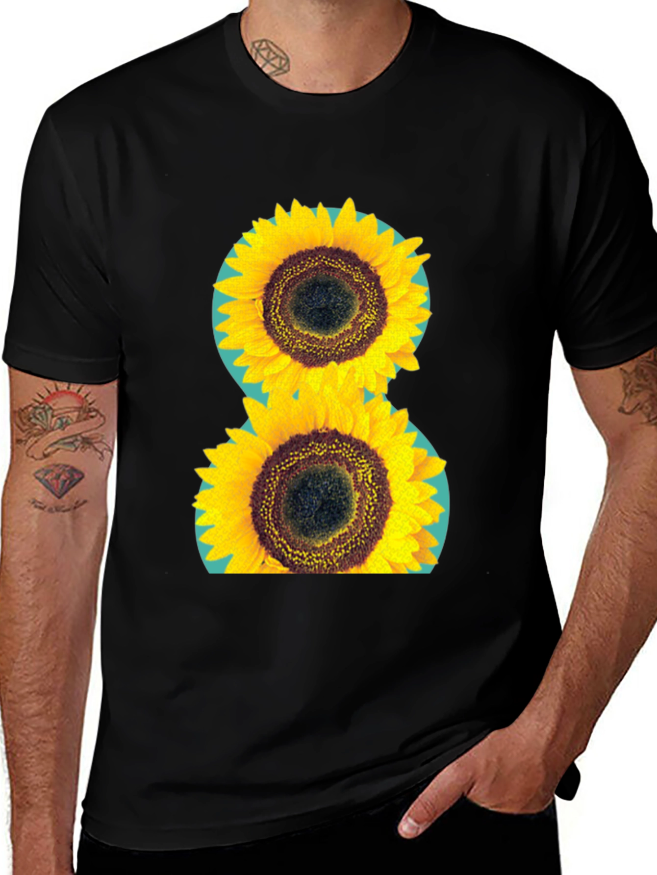 Variant 28 of Sunflower Graphic T-Shirt